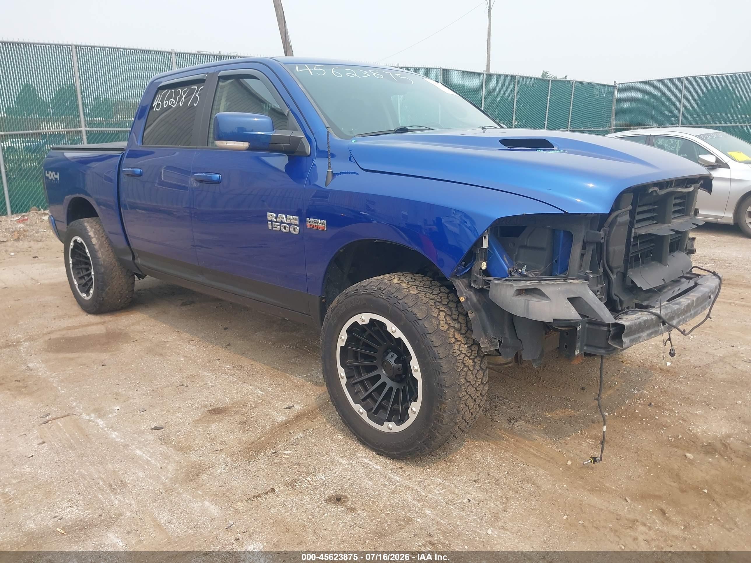 2015 Ram 1500 Sport Blue vin: 1C6RR7MT3FS724974