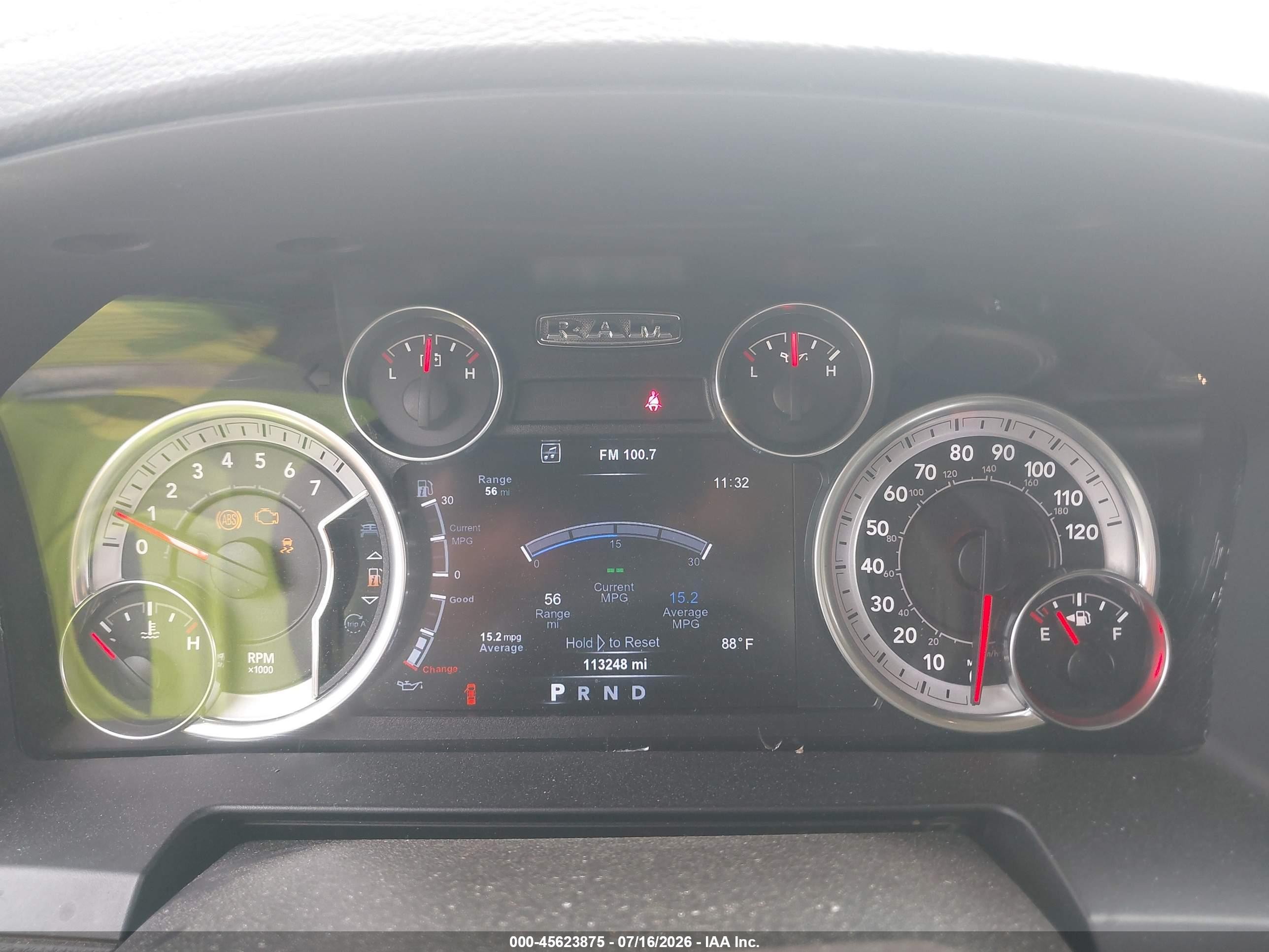2015 Ram 1500 Sport Blue vin: 1C6RR7MT3FS724974