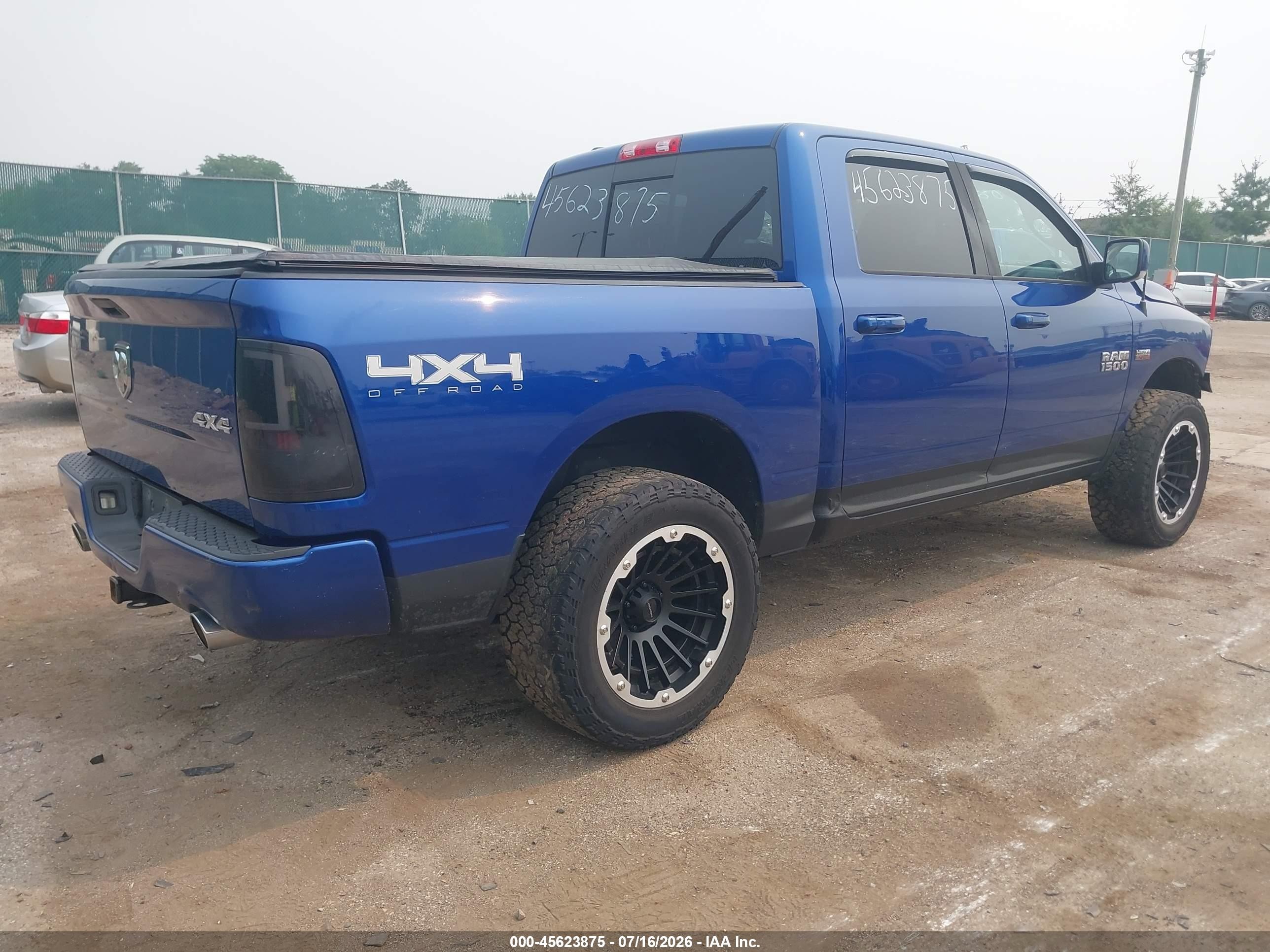 2015 Ram 1500 Sport Blue vin: 1C6RR7MT3FS724974