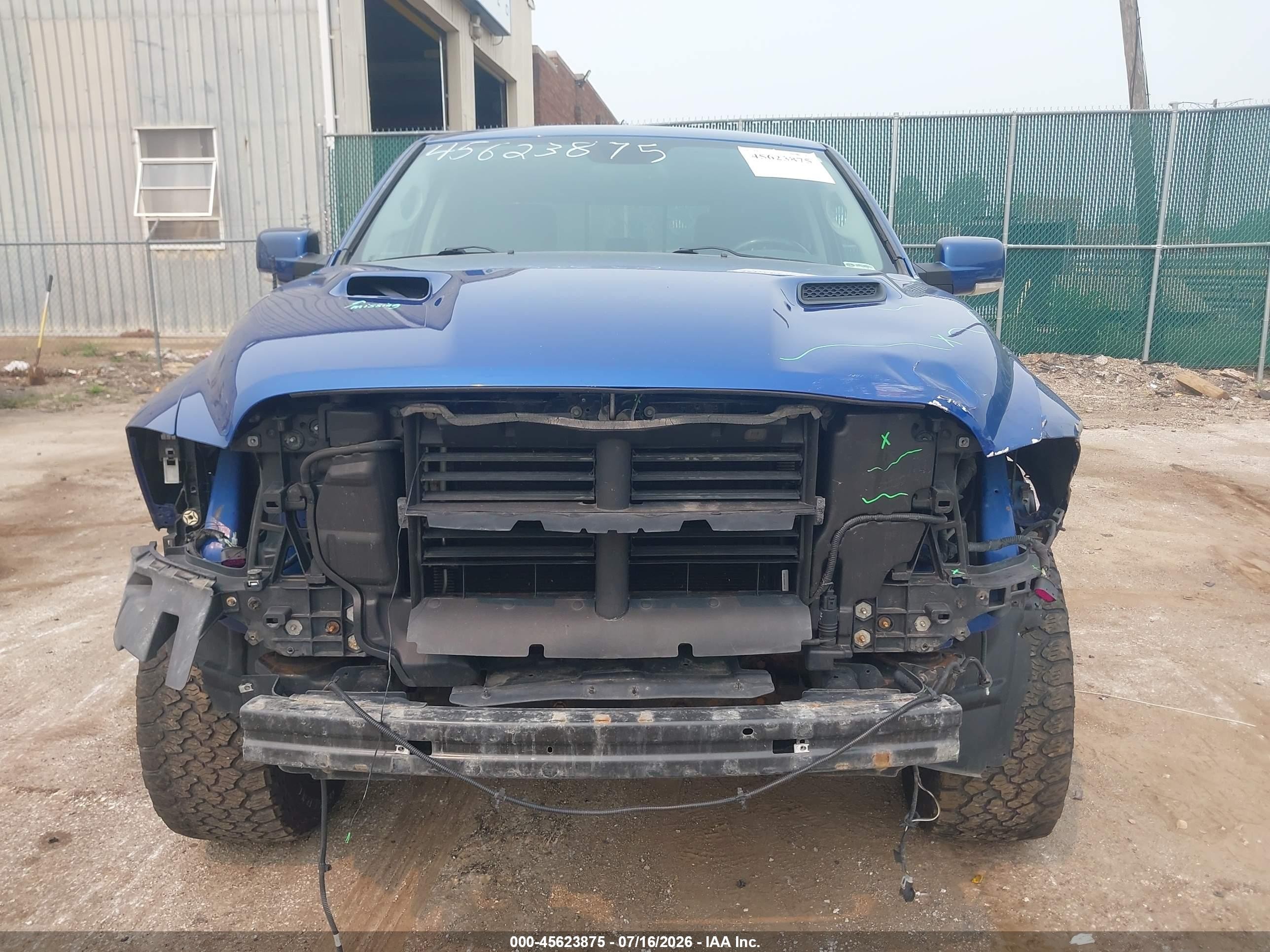 2015 Ram 1500 Sport Blue vin: 1C6RR7MT3FS724974