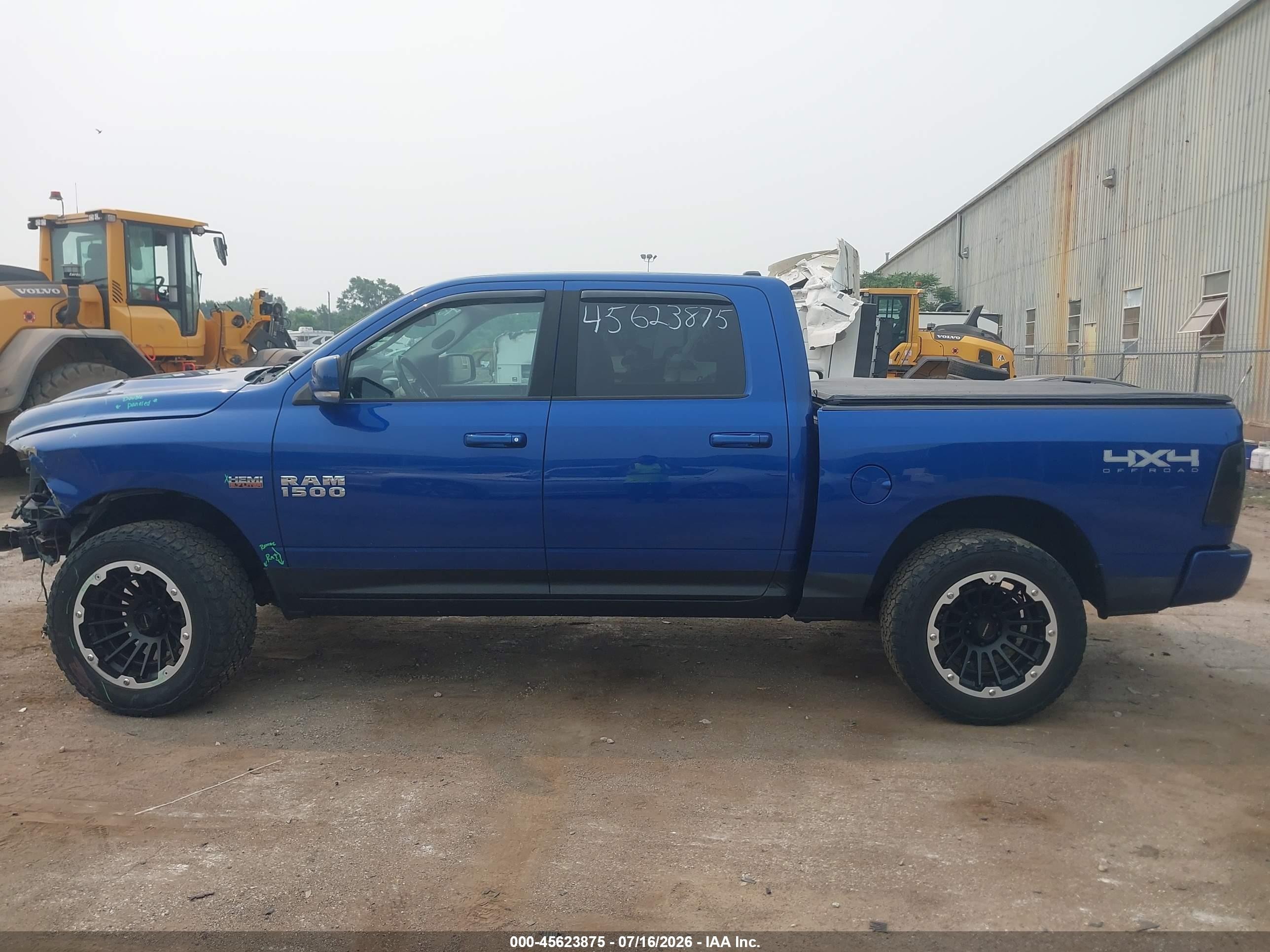 2015 Ram 1500 Sport Blue vin: 1C6RR7MT3FS724974