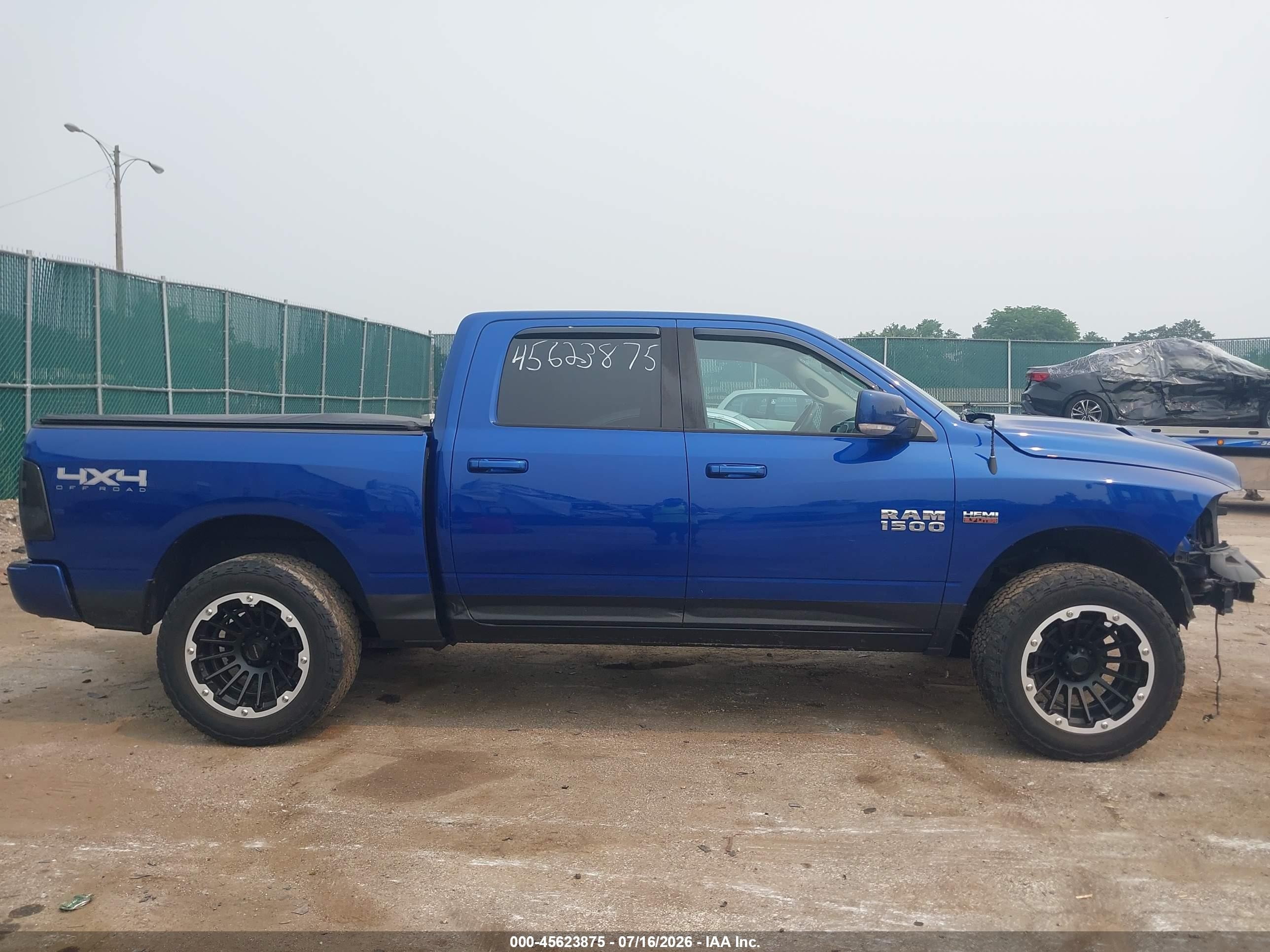 2015 Ram 1500 Sport Blue vin: 1C6RR7MT3FS724974