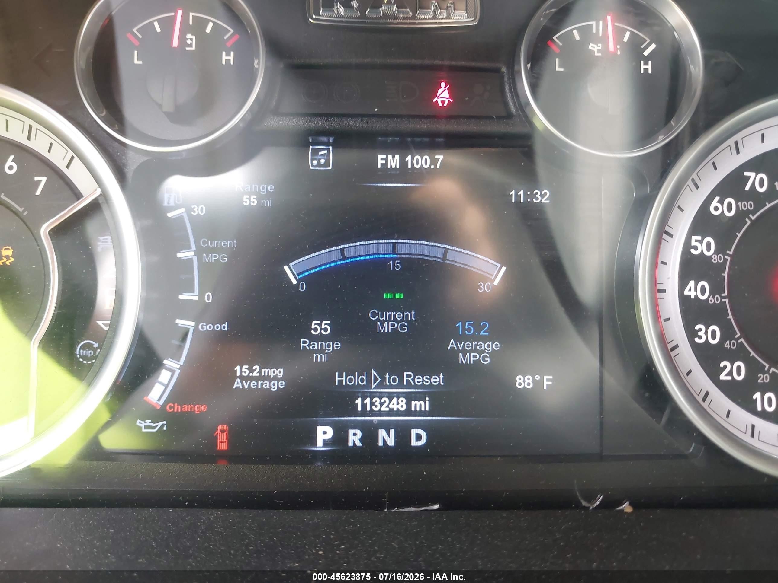 2015 Ram 1500 Sport Blue vin: 1C6RR7MT3FS724974