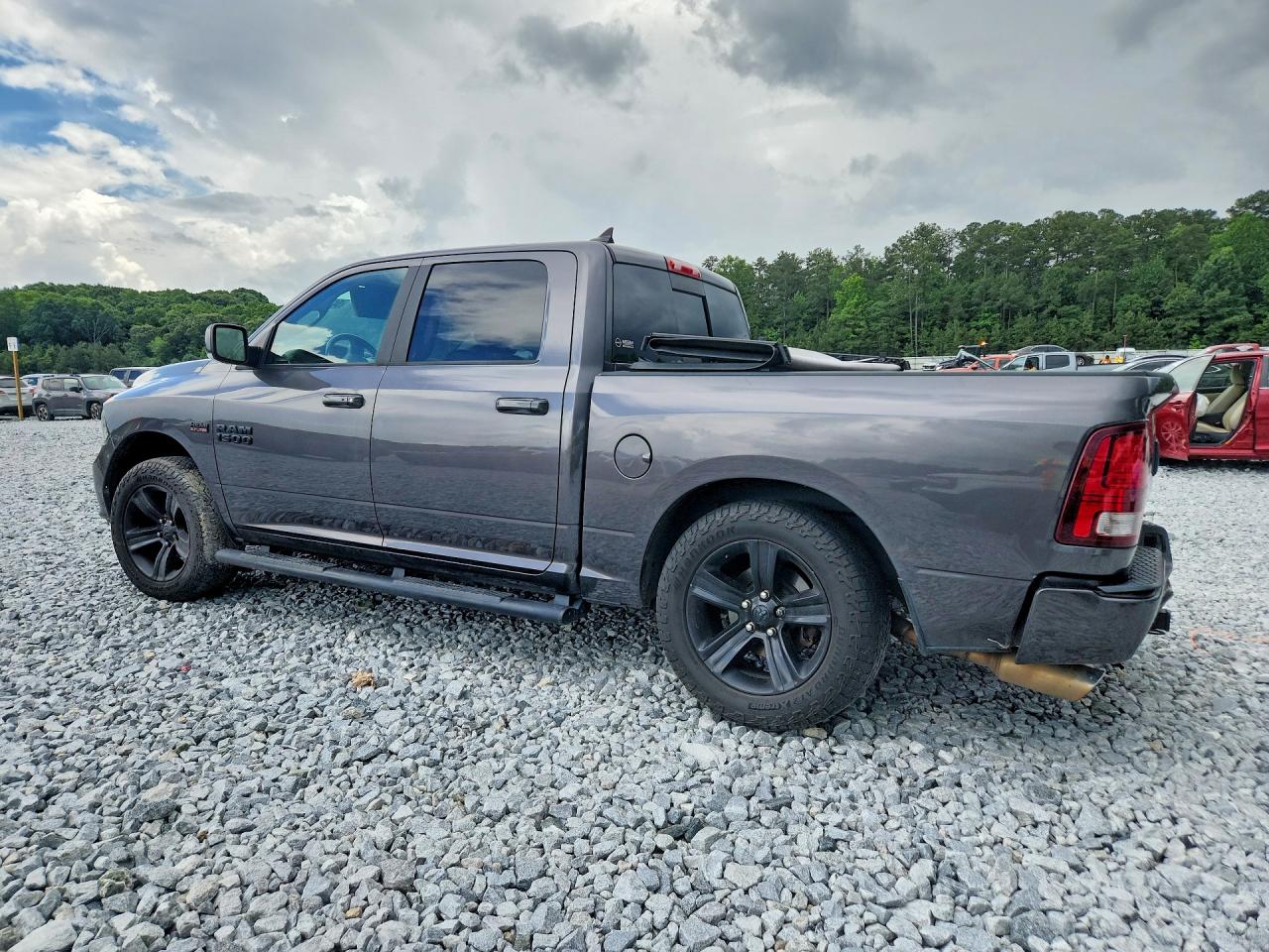 2017 Ram 1500 Sport Gray vin: 1C6RR7MT3HS614753