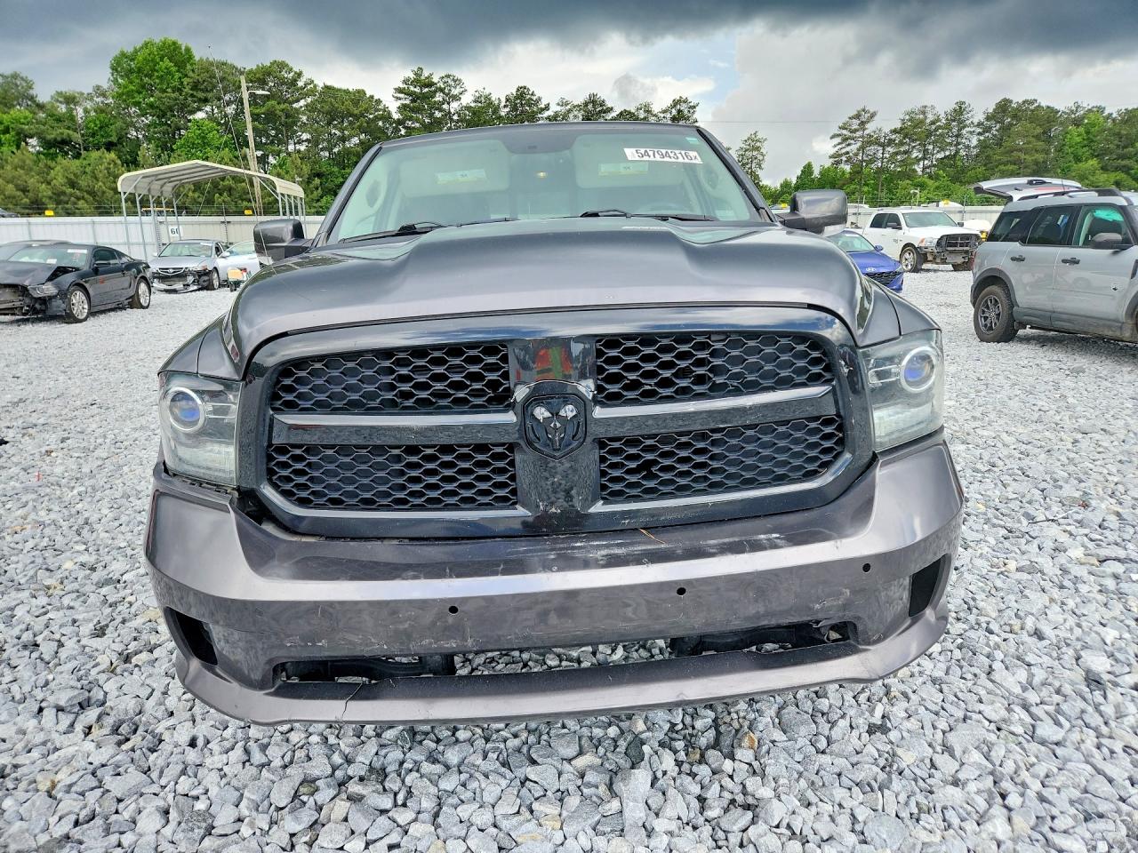 2017 Ram 1500 Sport Gray vin: 1C6RR7MT3HS614753