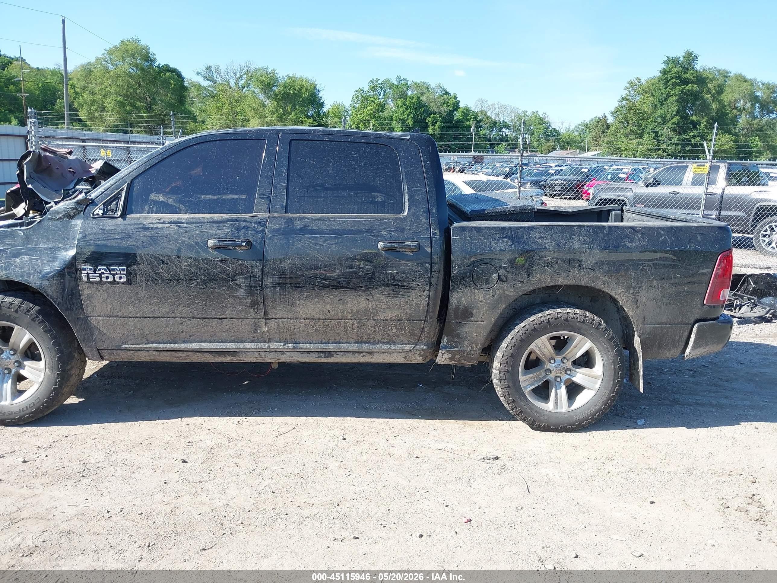 2013 Ram 1500 Sport Black vin: 1C6RR7MT4DS548823
