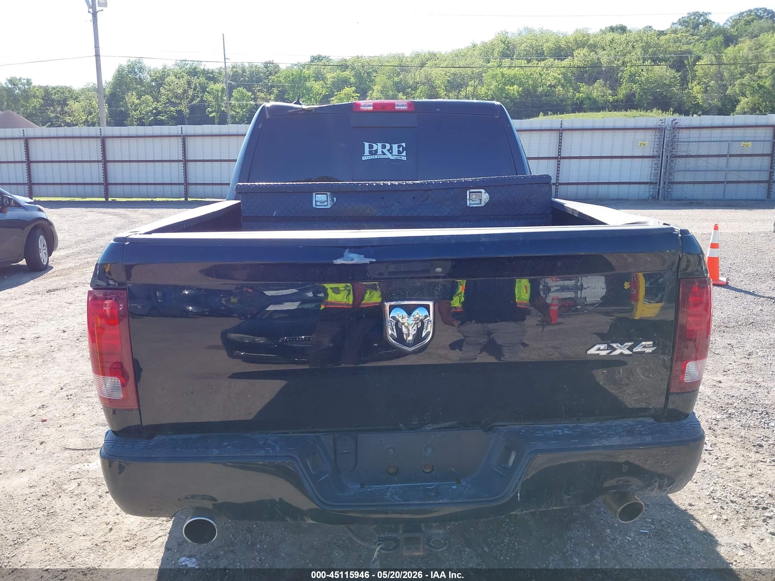 2013 Ram 1500 Sport Black vin: 1C6RR7MT4DS548823