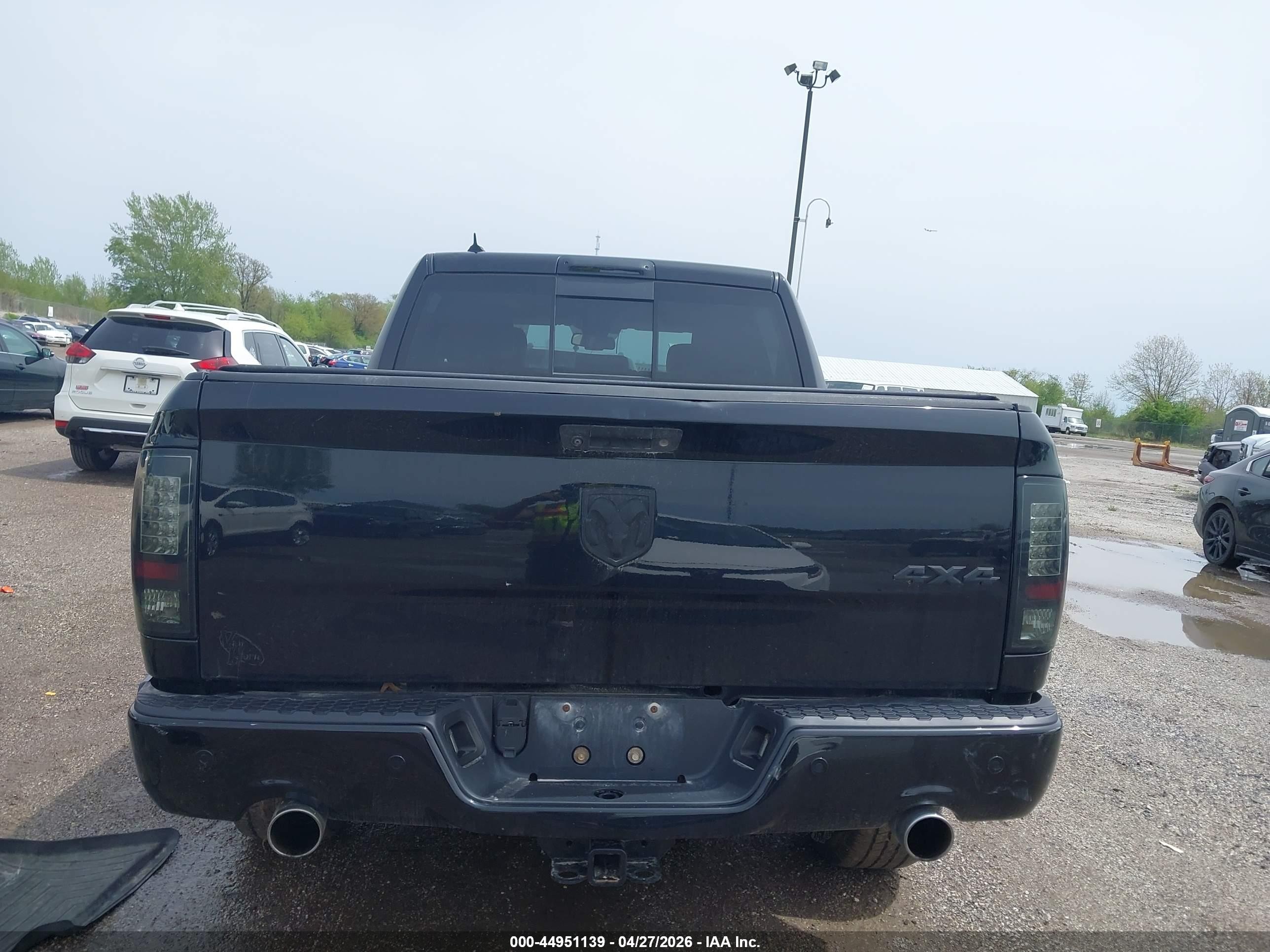 2014 Ram 1500 Sport Black vin: 1C6RR7MT4ES305076