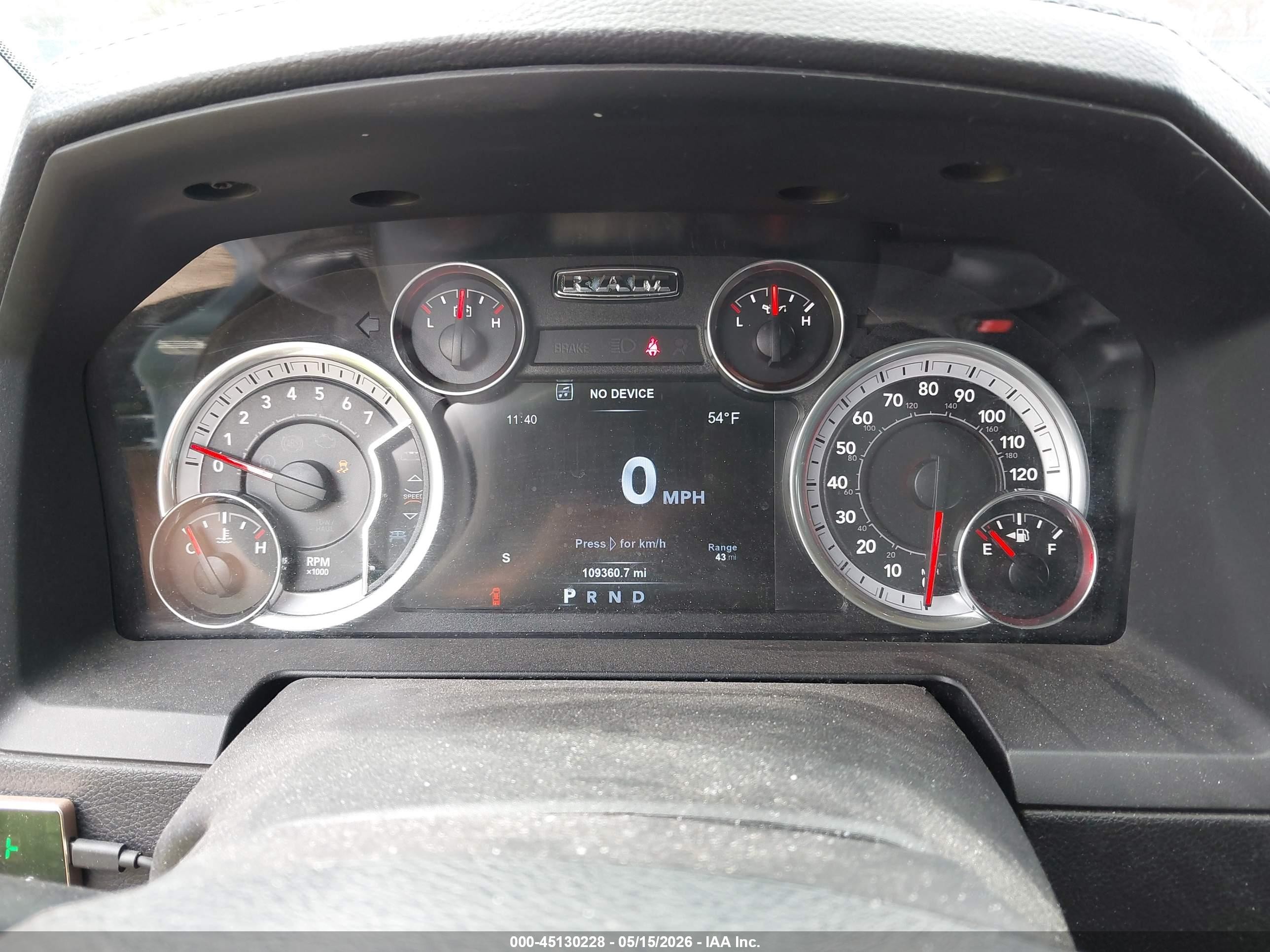 2015 Ram 1500 Sport Blue vin: 1C6RR7MT4FS770877