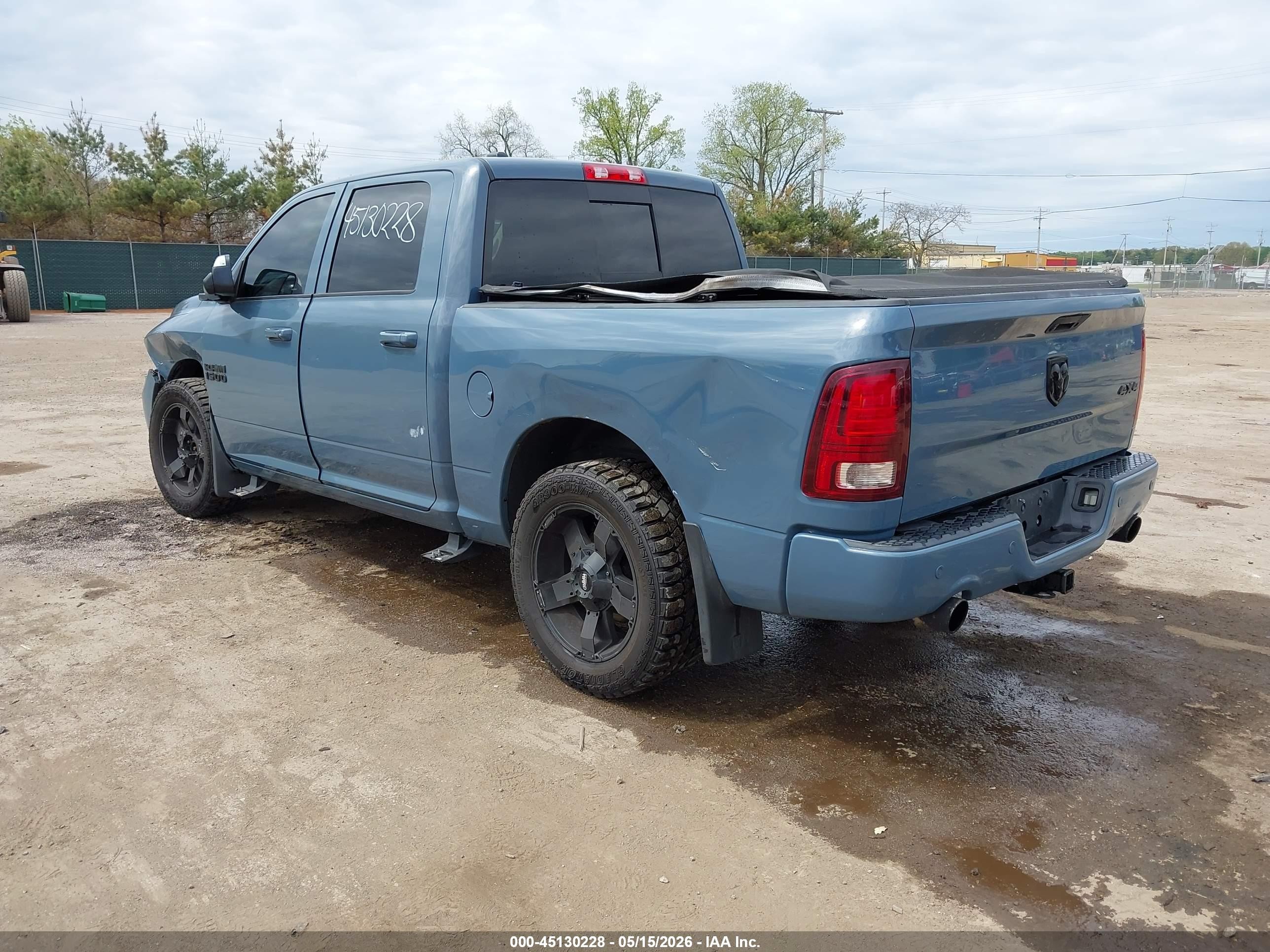 2015 Ram 1500 Sport Blue vin: 1C6RR7MT4FS770877