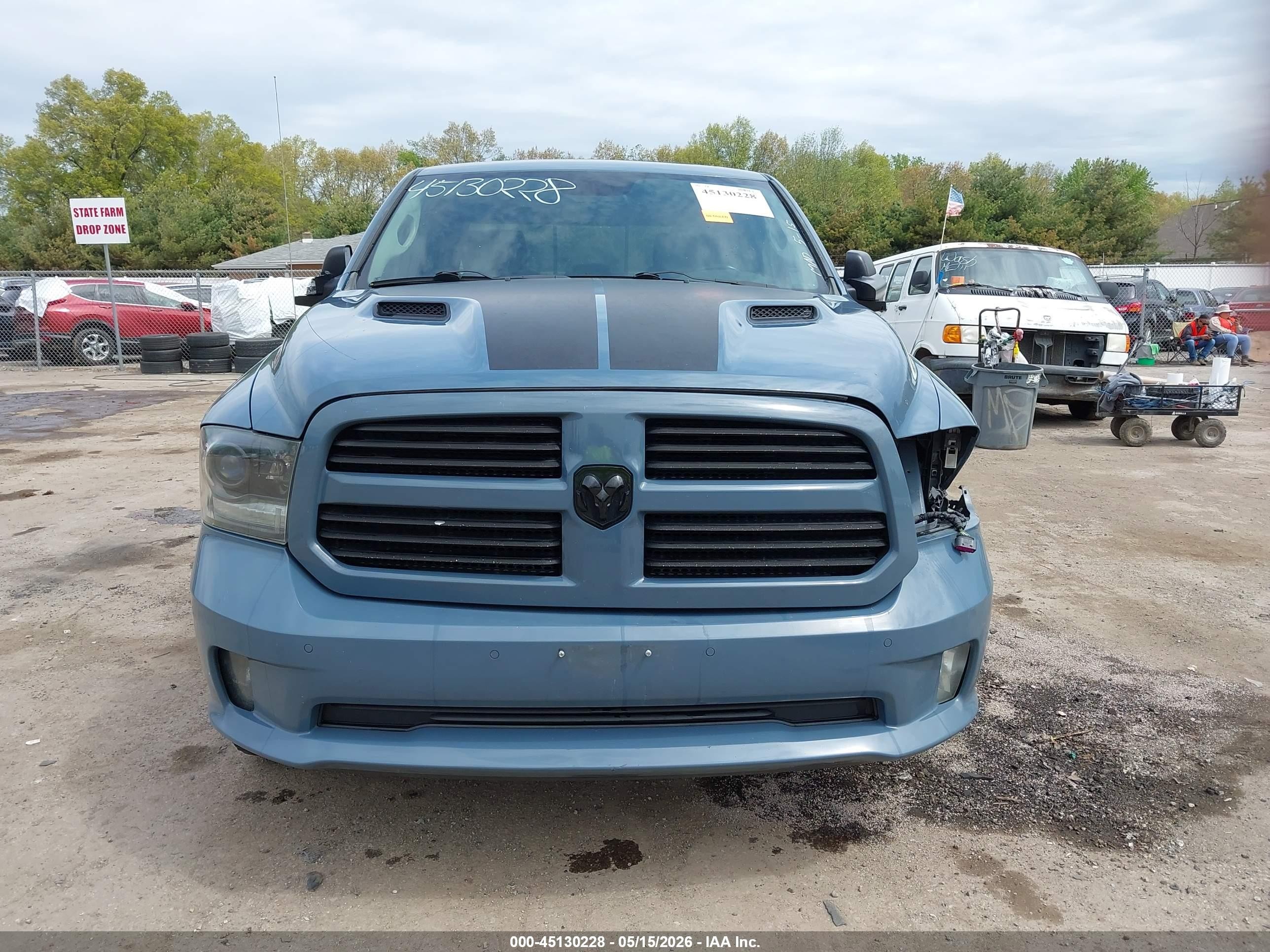 2015 Ram 1500 Sport Blue vin: 1C6RR7MT4FS770877