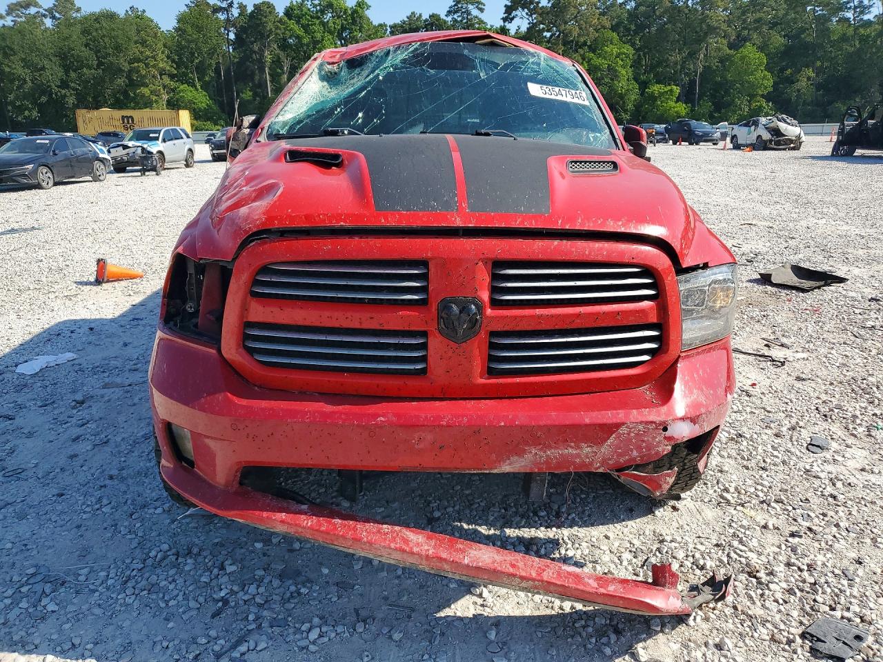 2016 Ram 1500 Sport Red vin: 1C6RR7MT4GS215185