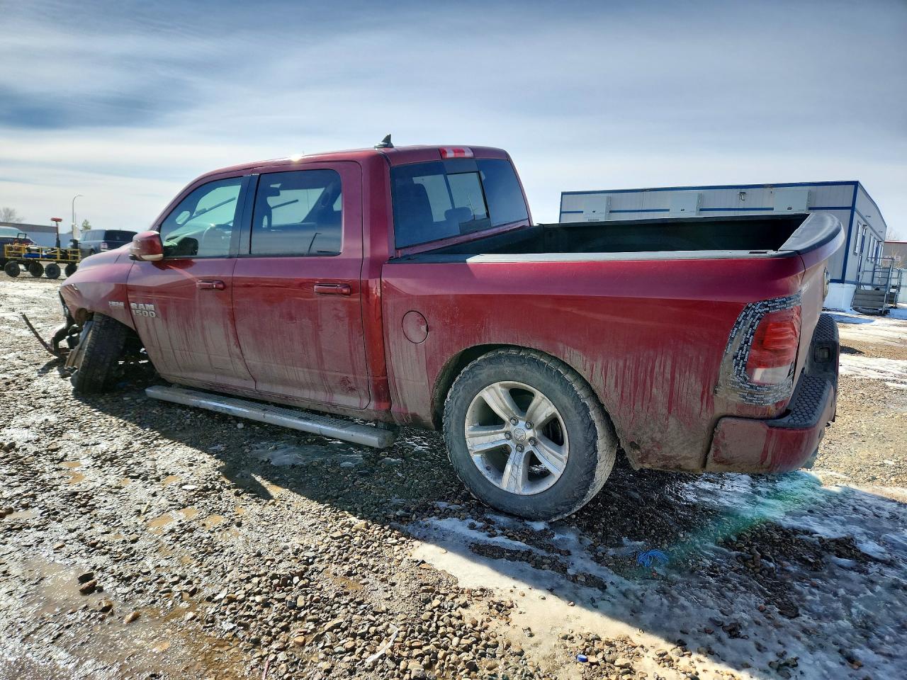2013 Ram 1500 Sport Red vin: 1C6RR7MT5DS595925