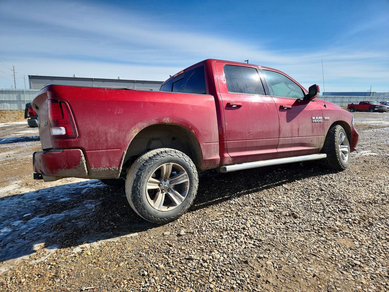 2013 Ram 1500 Sport Red vin: 1C6RR7MT5DS595925
