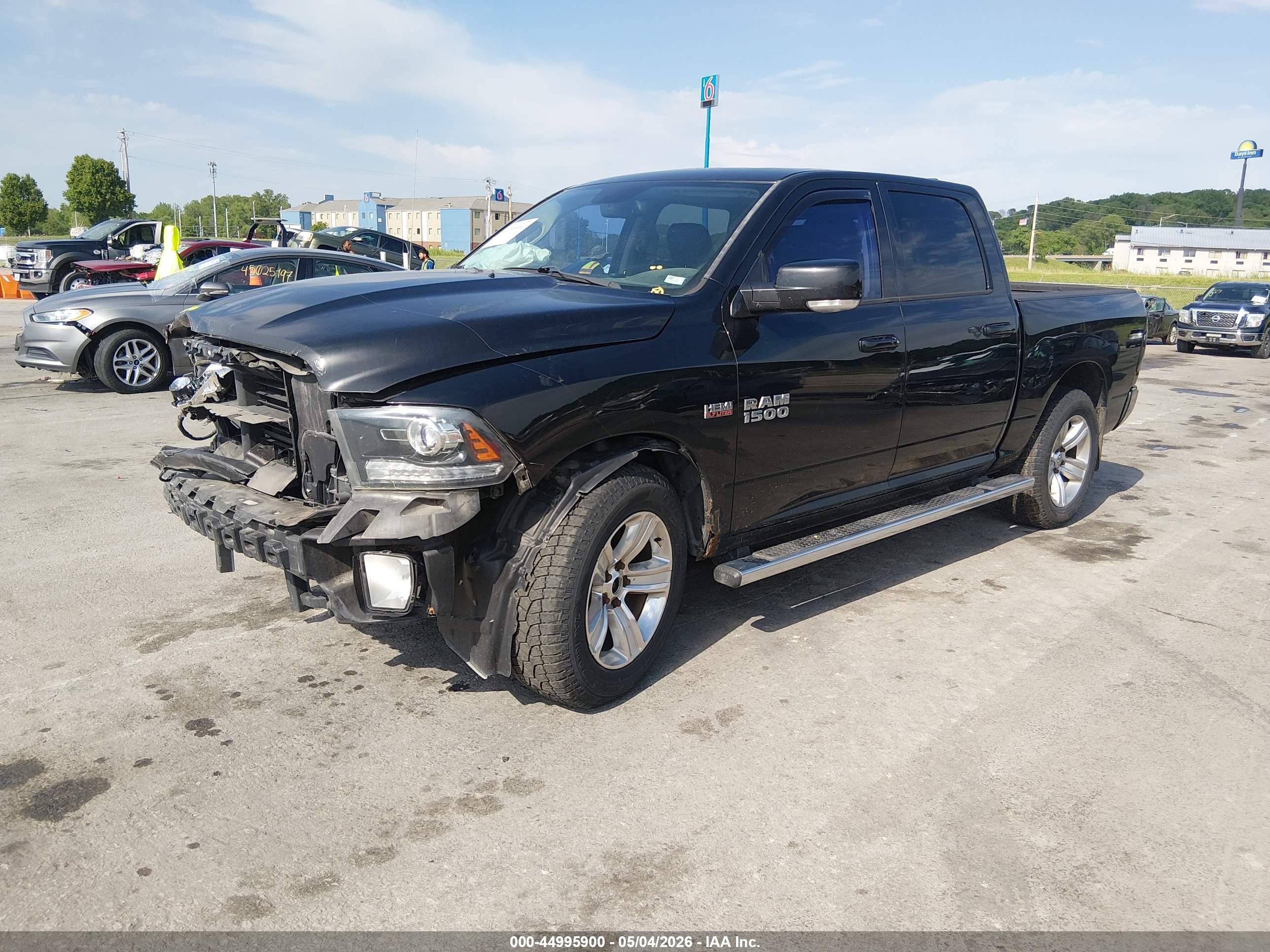 2014 Ram 1500 Sport Black vin: 1C6RR7MT5ES186065