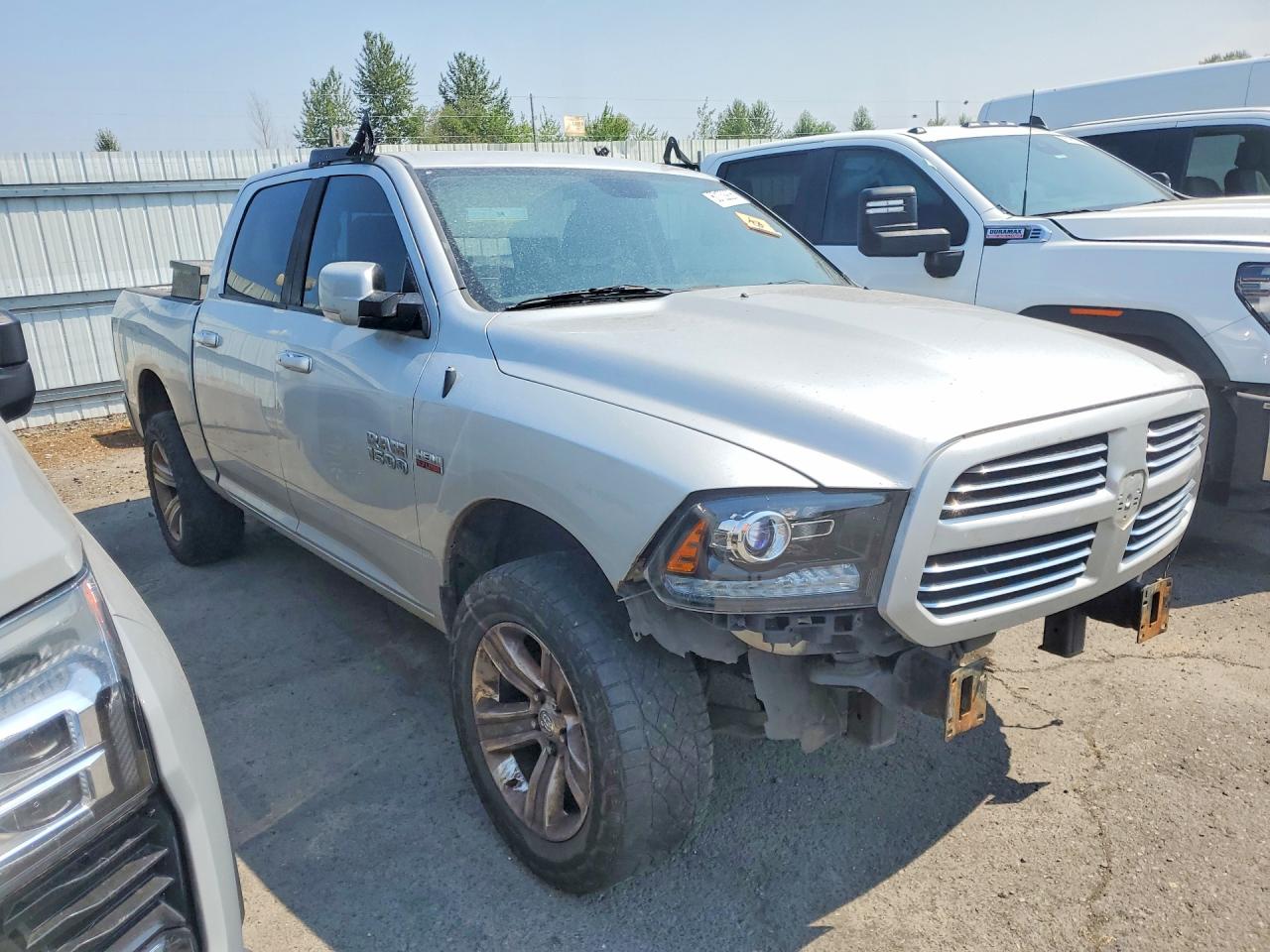 2014 Ram 1500 Sport Gray vin: 1C6RR7MT5ES252095