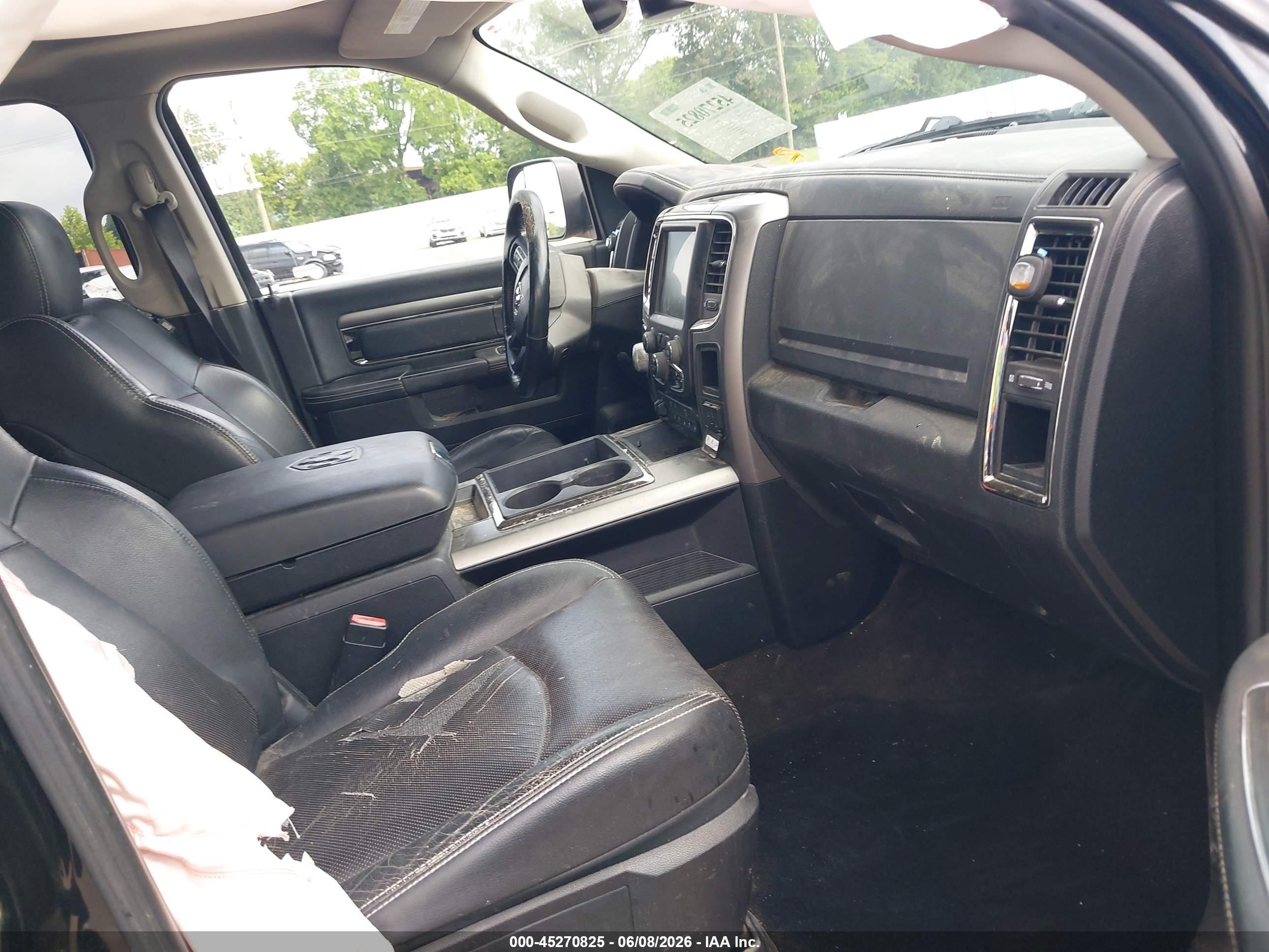 2014 Ram 1500 Sport Черный vin: 1C6RR7MT5ES324848