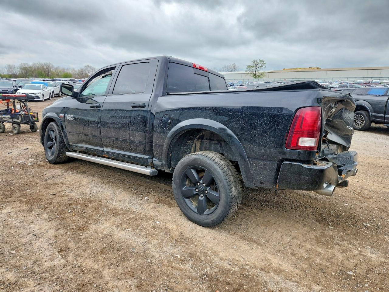 2014 Ram 1500 Sport Черный vin: 1C6RR7MT5ES334859