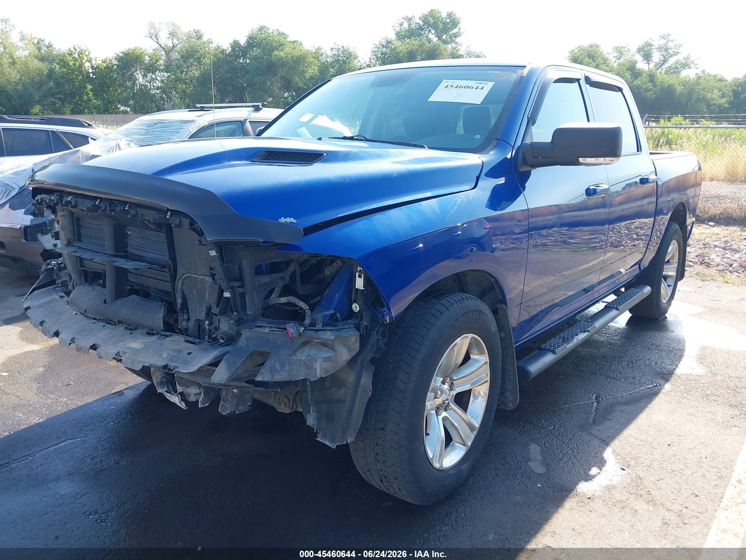 2015 Ram 1500 Sport Blue vin: 1C6RR7MT5FS545139