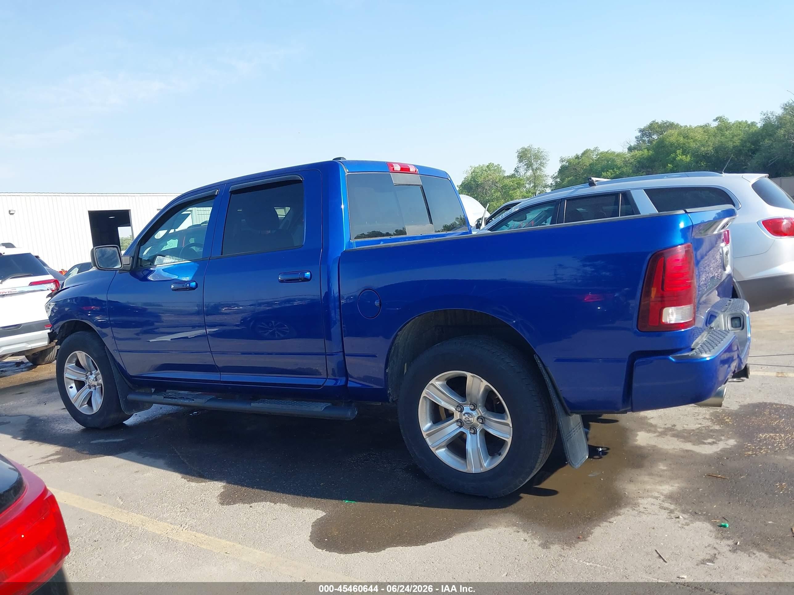 2015 Ram 1500 Sport Blue vin: 1C6RR7MT5FS545139