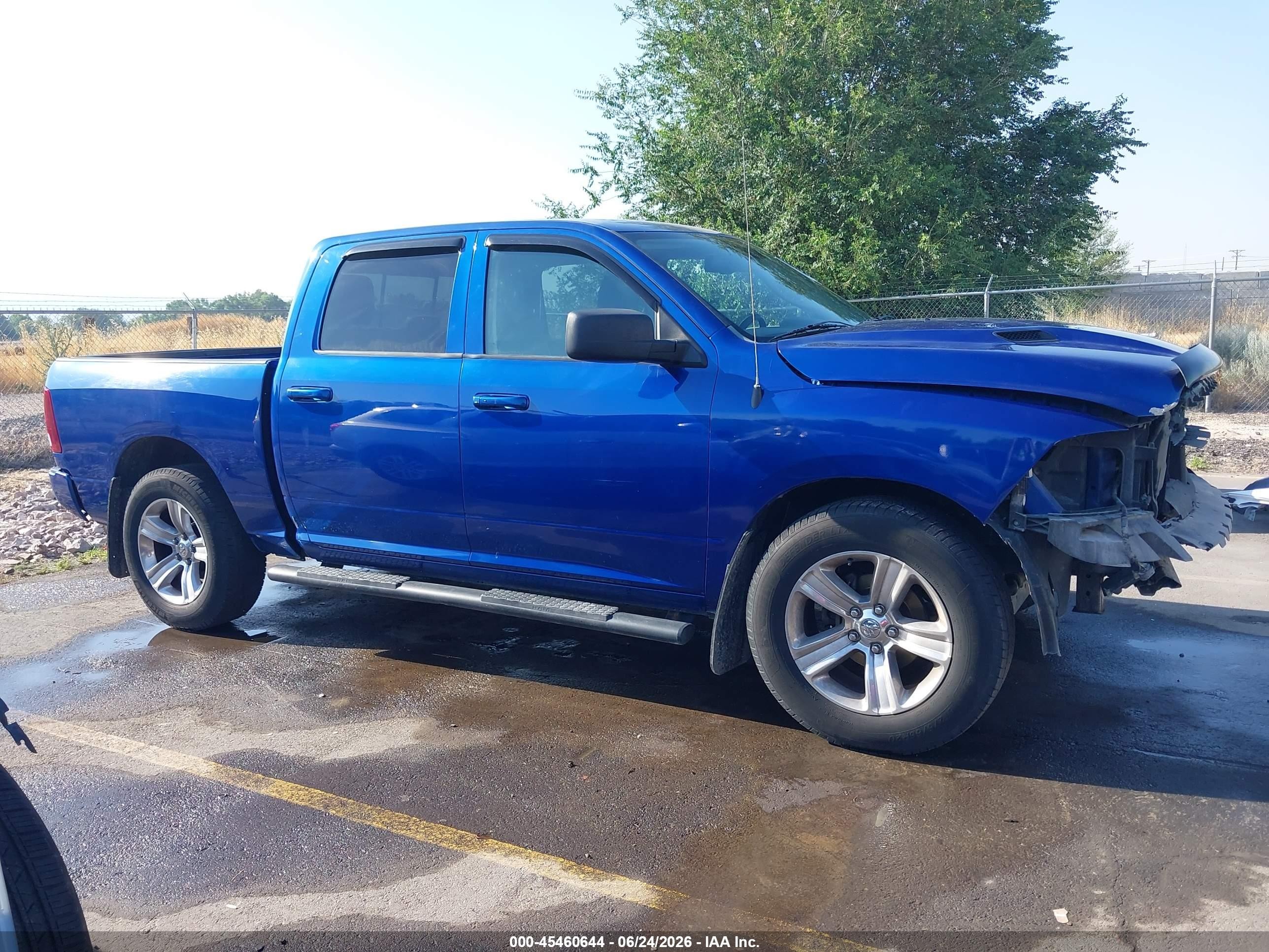 2015 Ram 1500 Sport Blue vin: 1C6RR7MT5FS545139