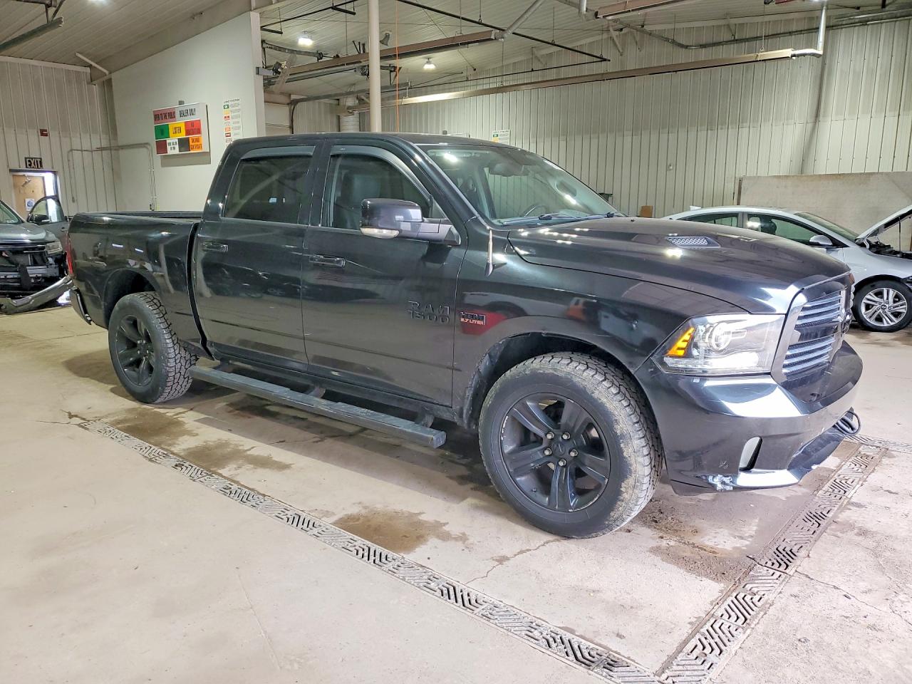 2015 Ram 1500 Sport Black vin: 1C6RR7MT5FS707397