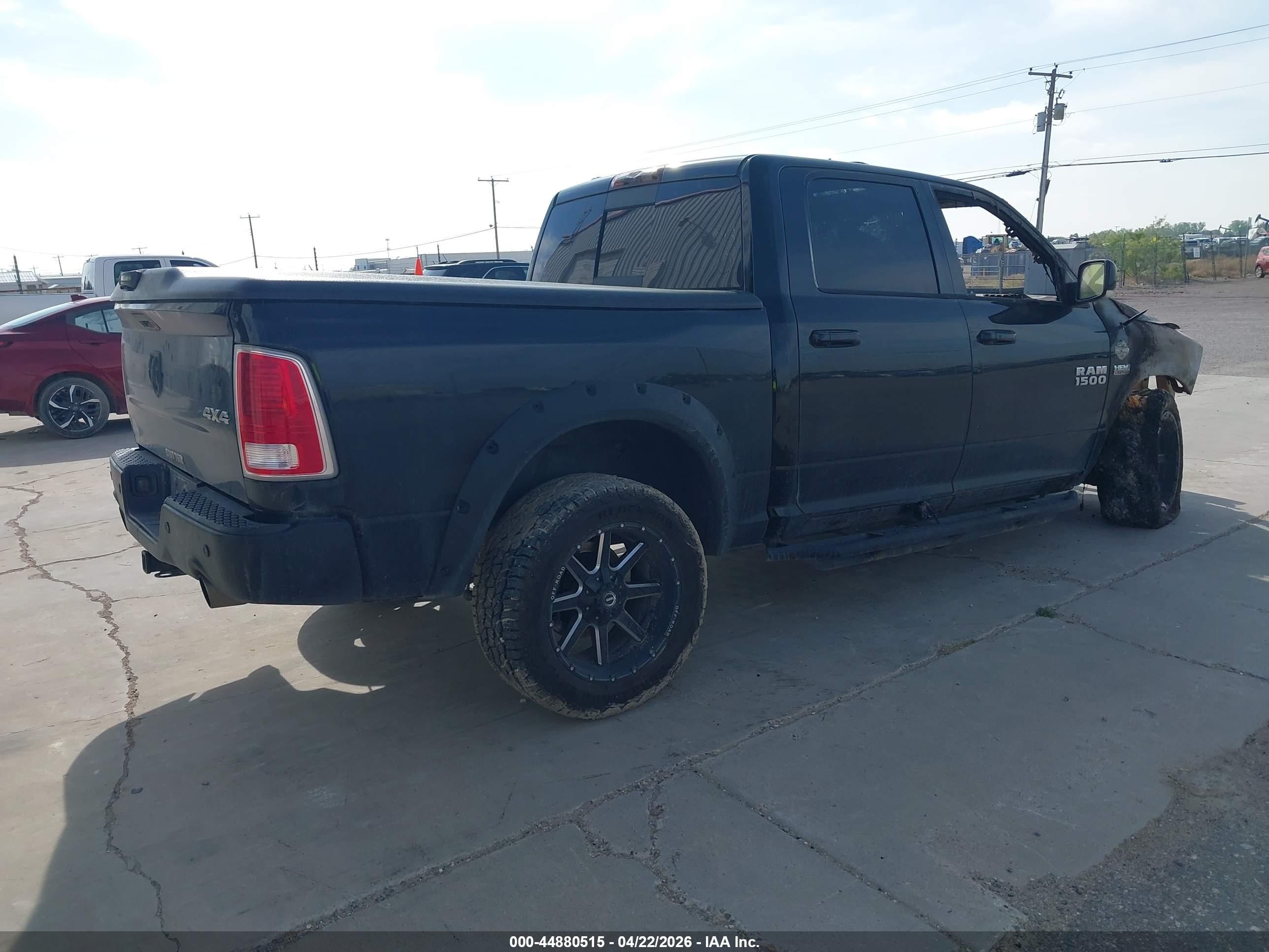 2013 Ram 1500 Sport Черный vin: 1C6RR7MT6DS555949