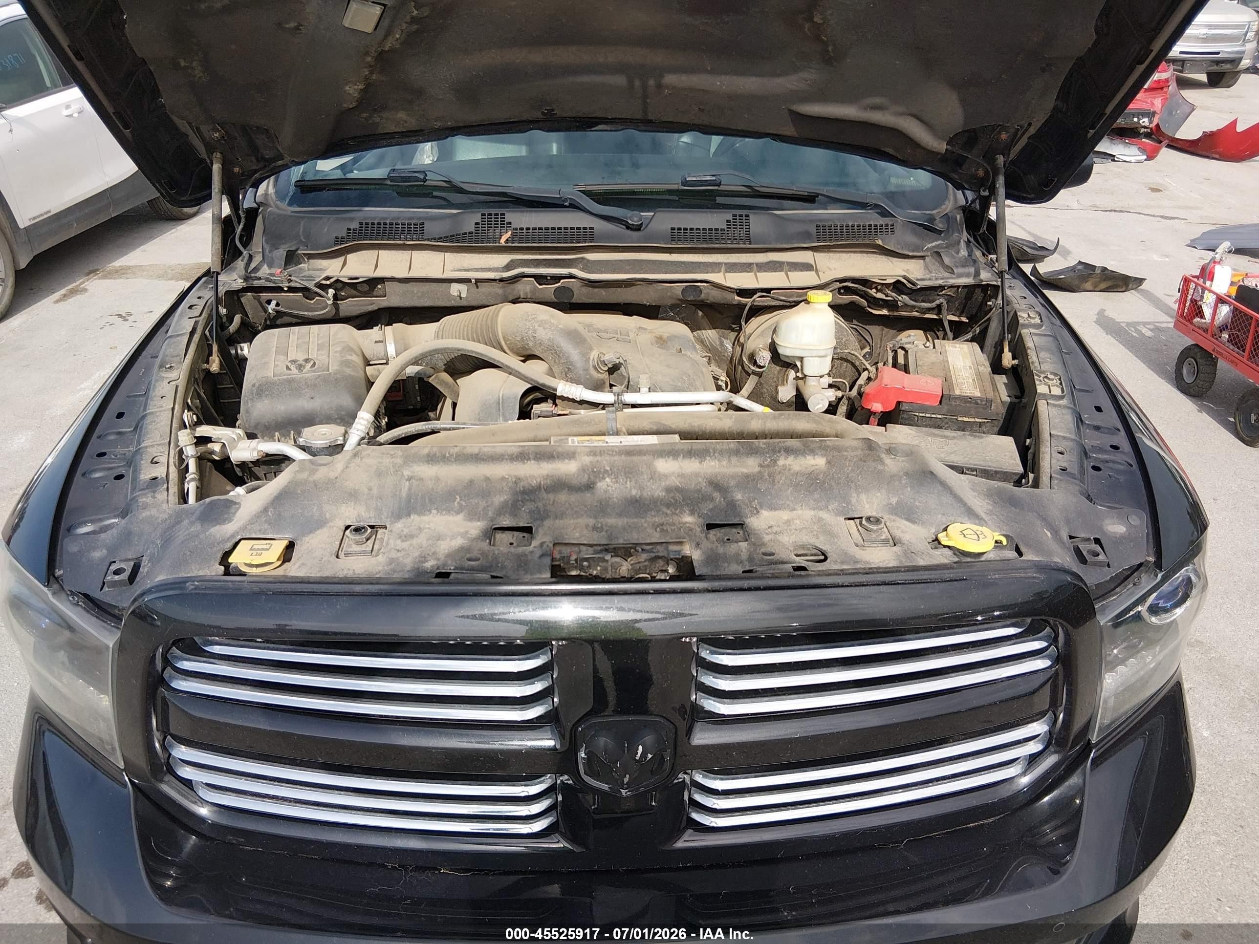2015 Ram 1500 Sport Black vin: 1C6RR7MT6FS633746