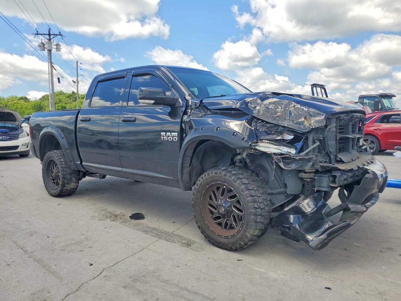 2015 Ram 1500 Sport Black vin: 1C6RR7MT6FS667721