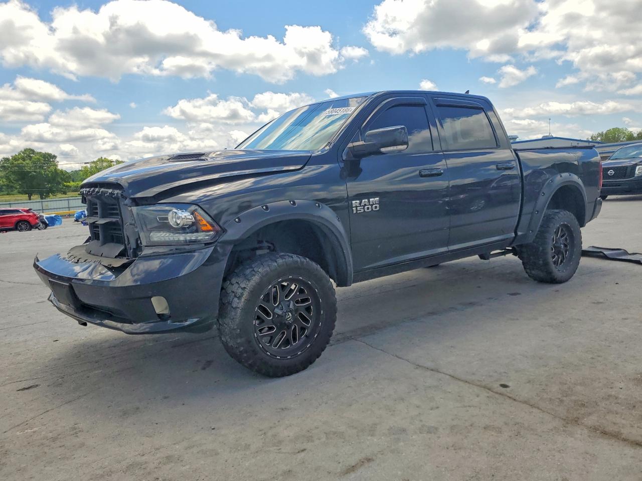 2015 Ram 1500 Sport Black vin: 1C6RR7MT6FS667721