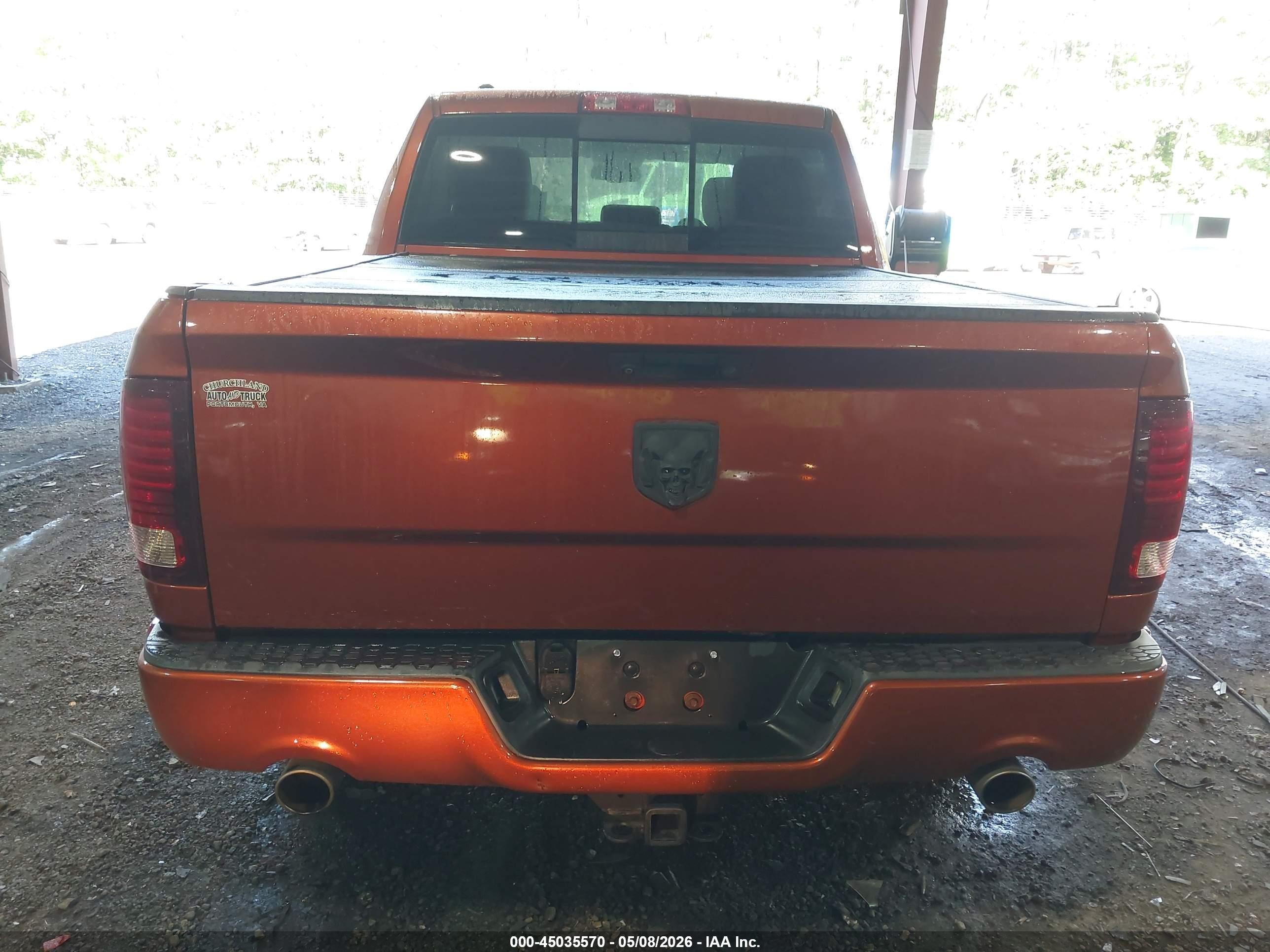 2013 Ram 1500 Sport Orange vin: 1C6RR7MT7DS652948