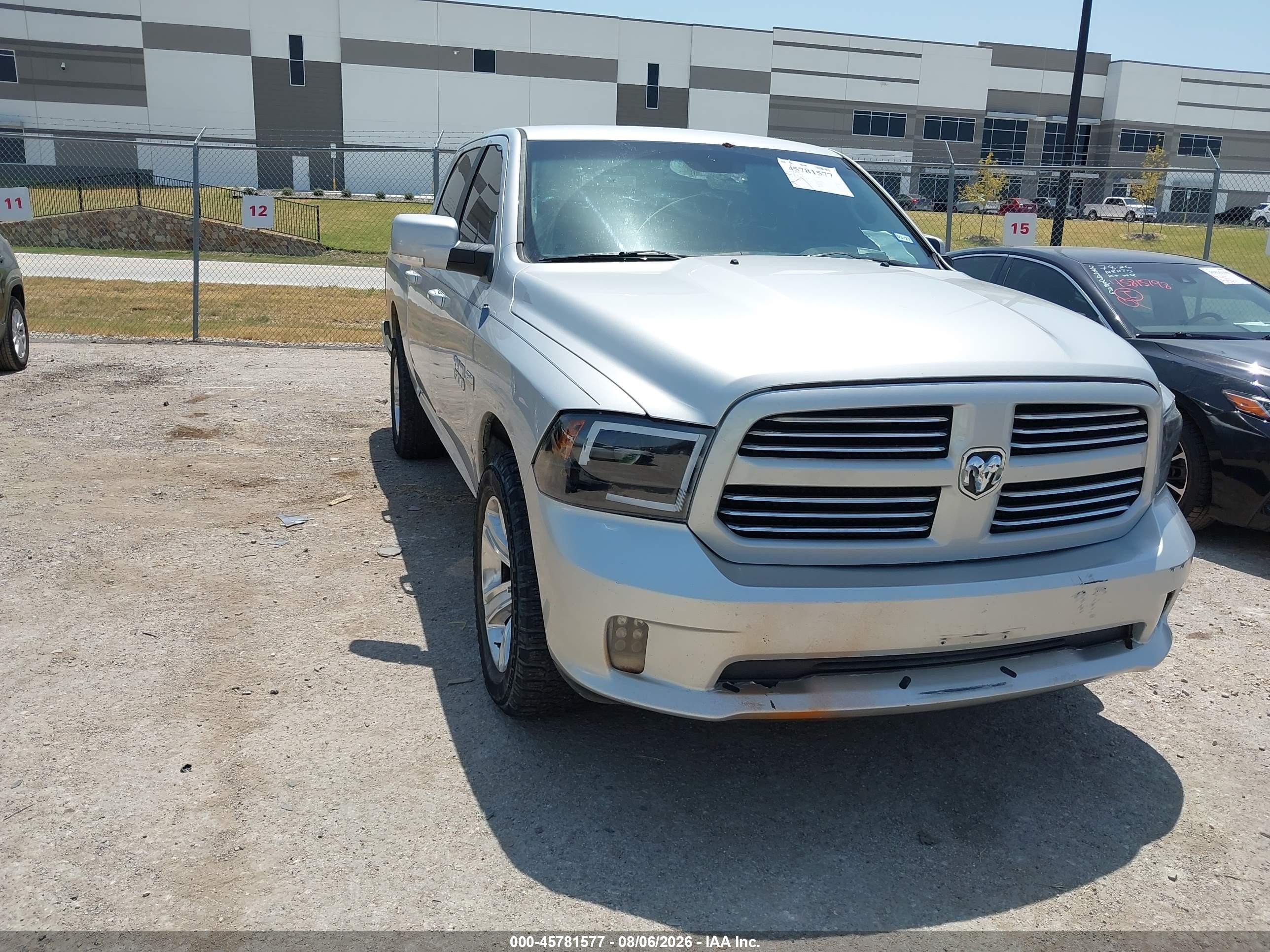2014 Ram 1500 Sport Silver vin: 1C6RR7MT7ES110931