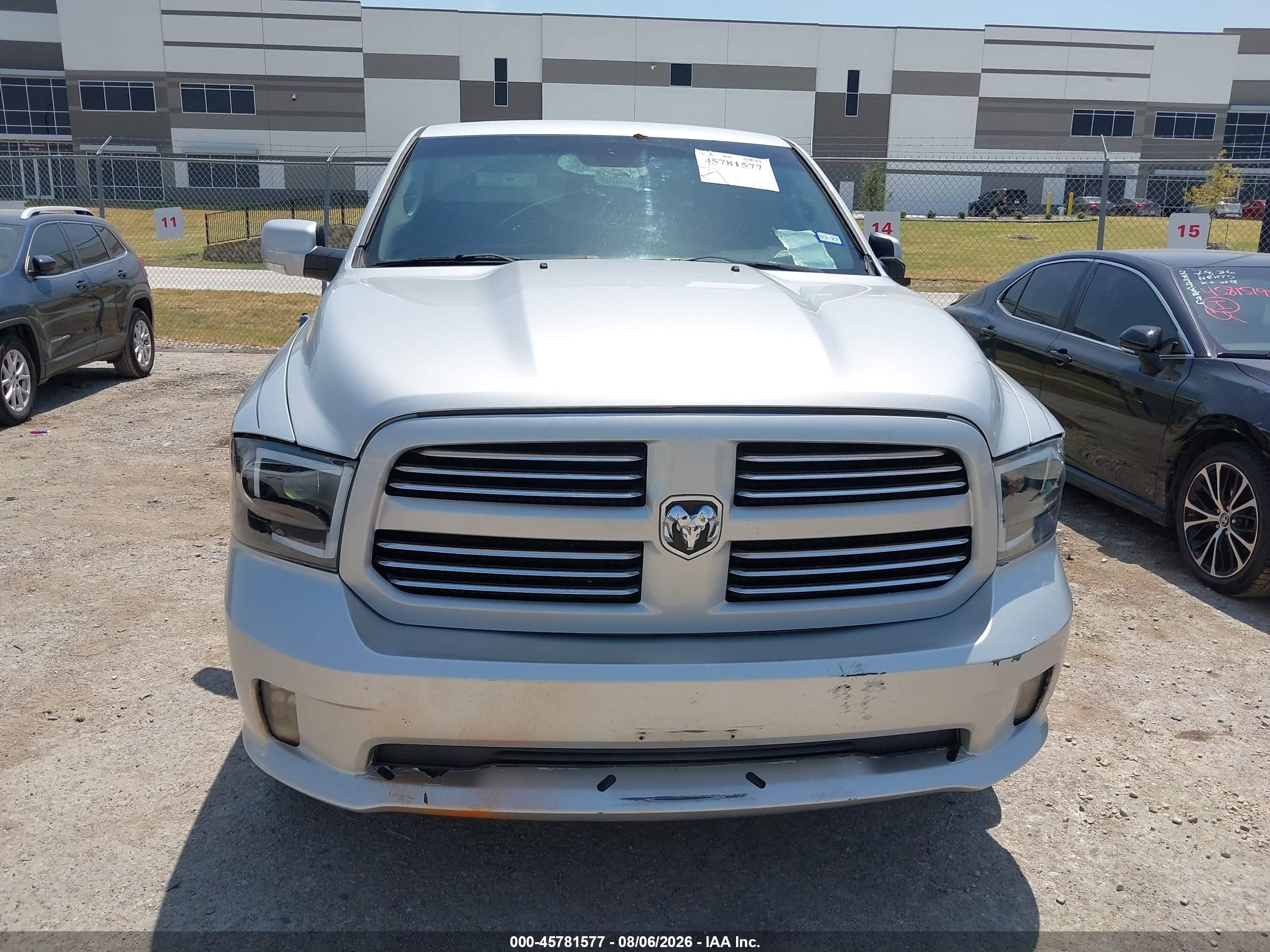 2014 Ram 1500 Sport Silver vin: 1C6RR7MT7ES110931