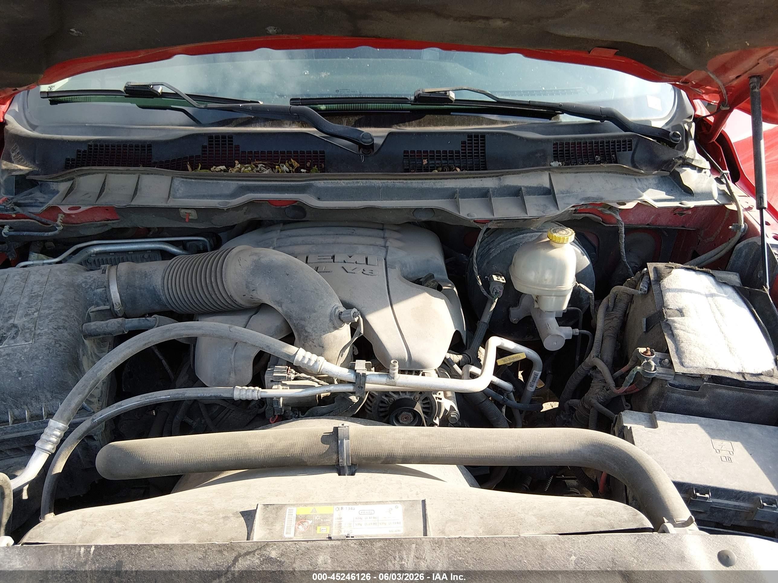 2014 Ram 1500 Sport Red vin: 1C6RR7MT7ES203027