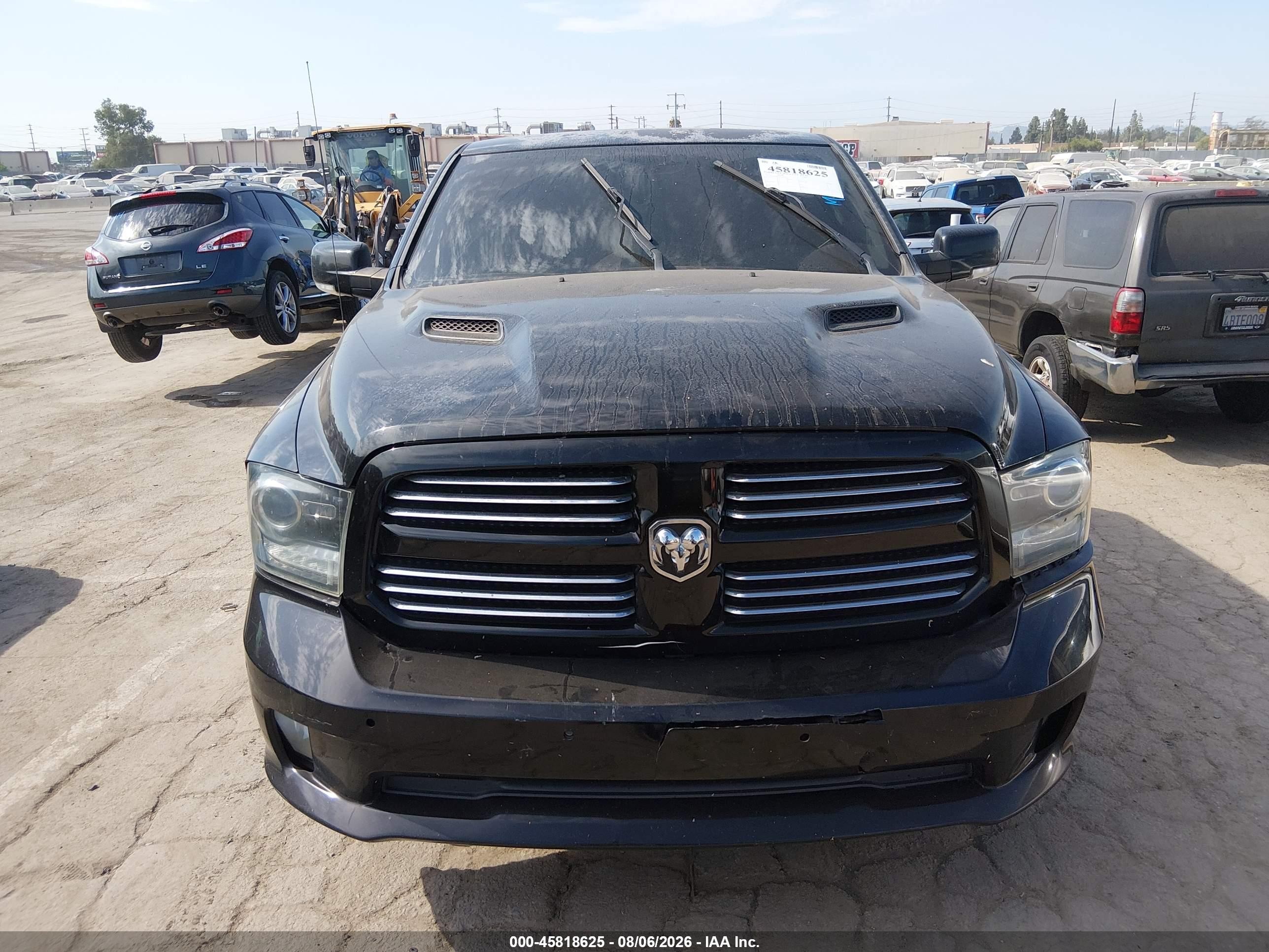 2014 Ram 1500 Sport Black vin: 1C6RR7MT7ES284224