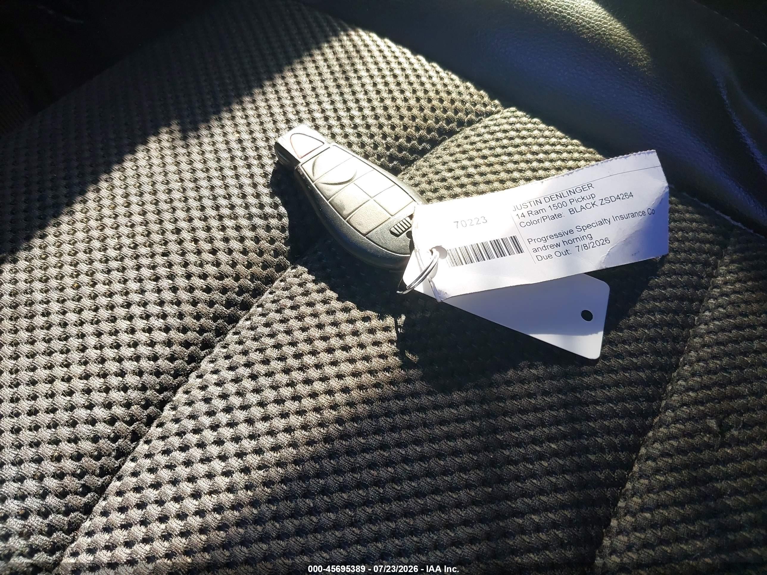 2014 Ram 1500 Sport Черный vin: 1C6RR7MT7ES303306