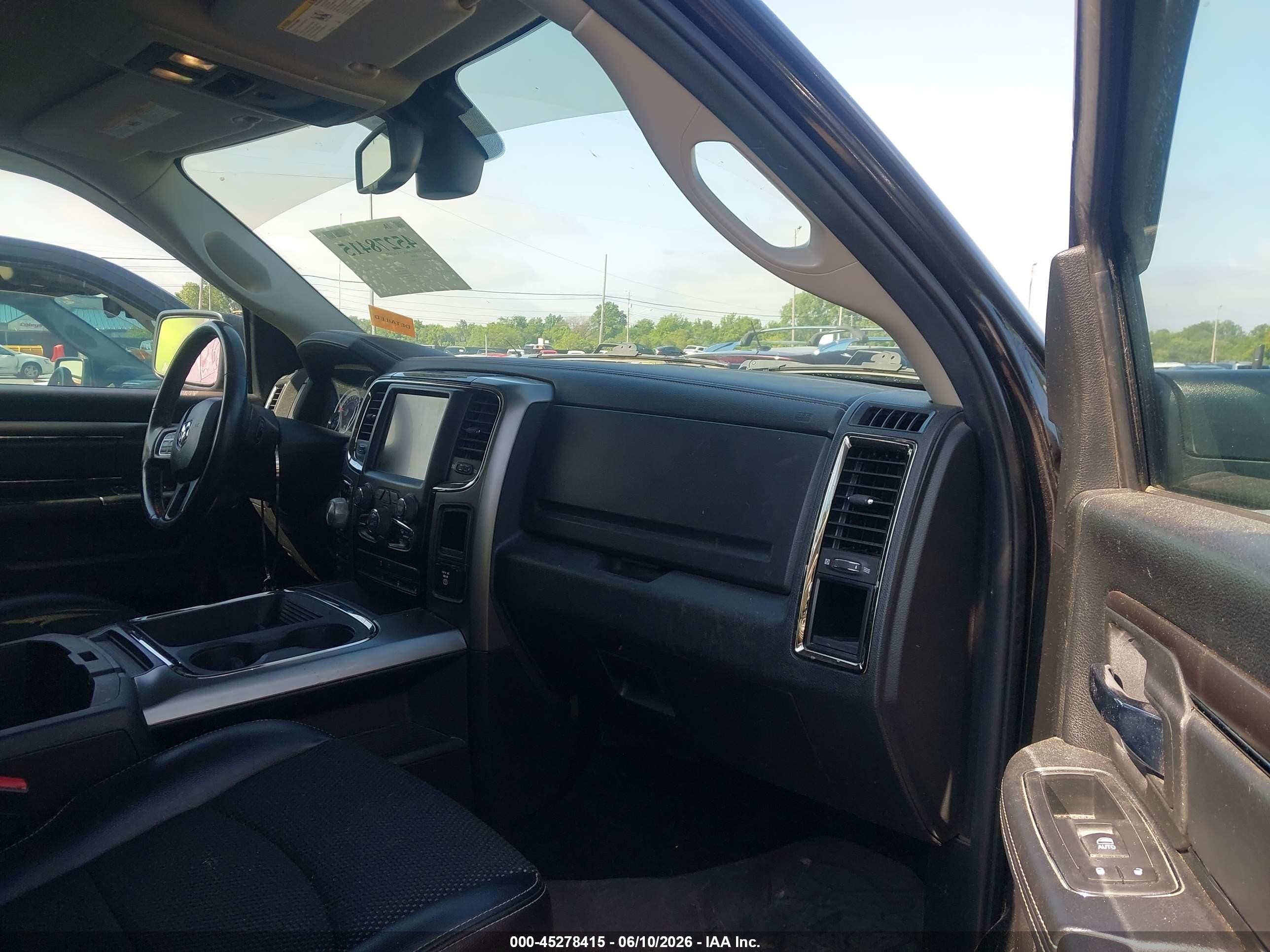 2016 Ram 1500 Sport Black vin: 1C6RR7MT7GS351696