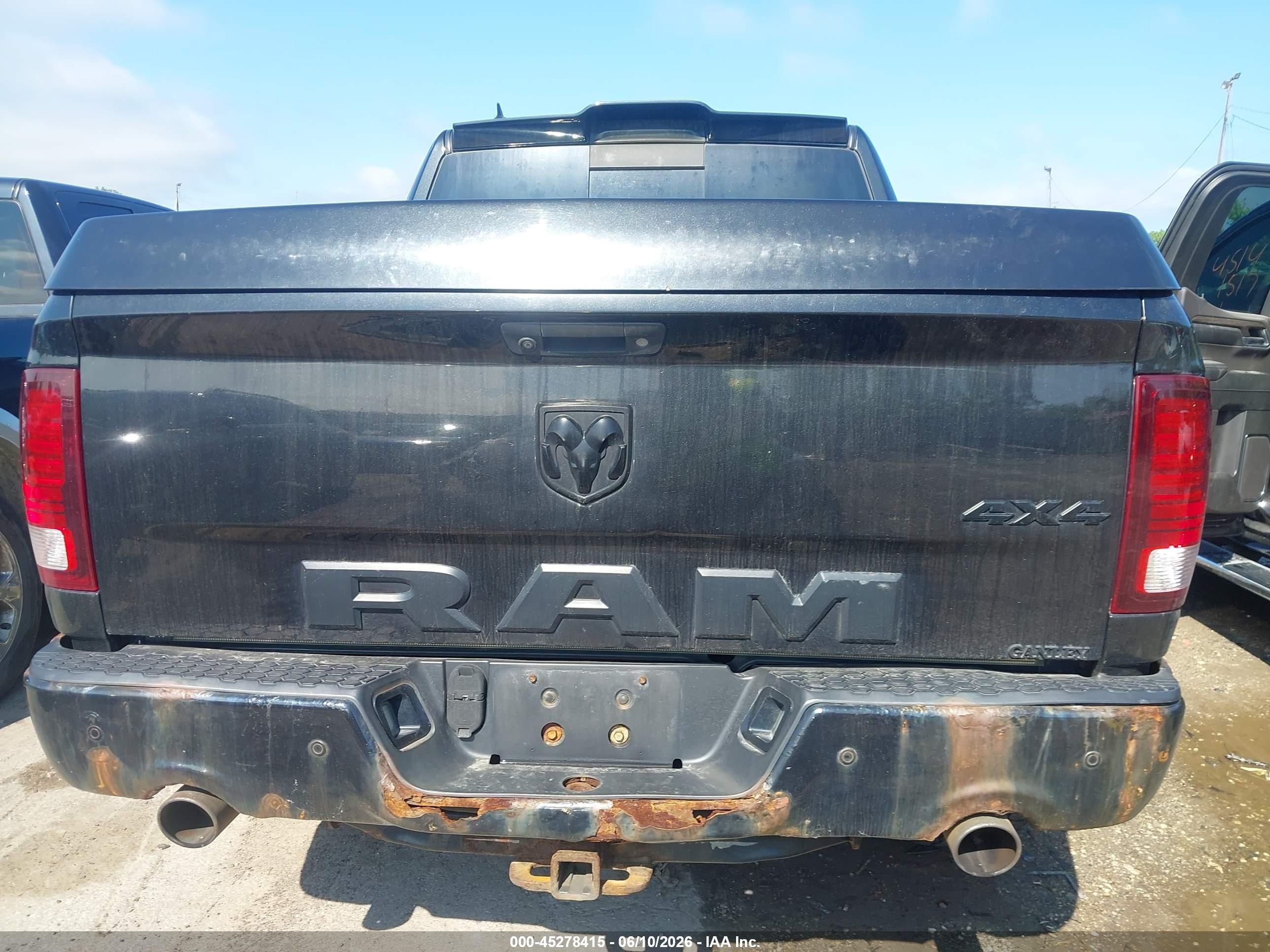 2016 Ram 1500 Sport Black vin: 1C6RR7MT7GS351696