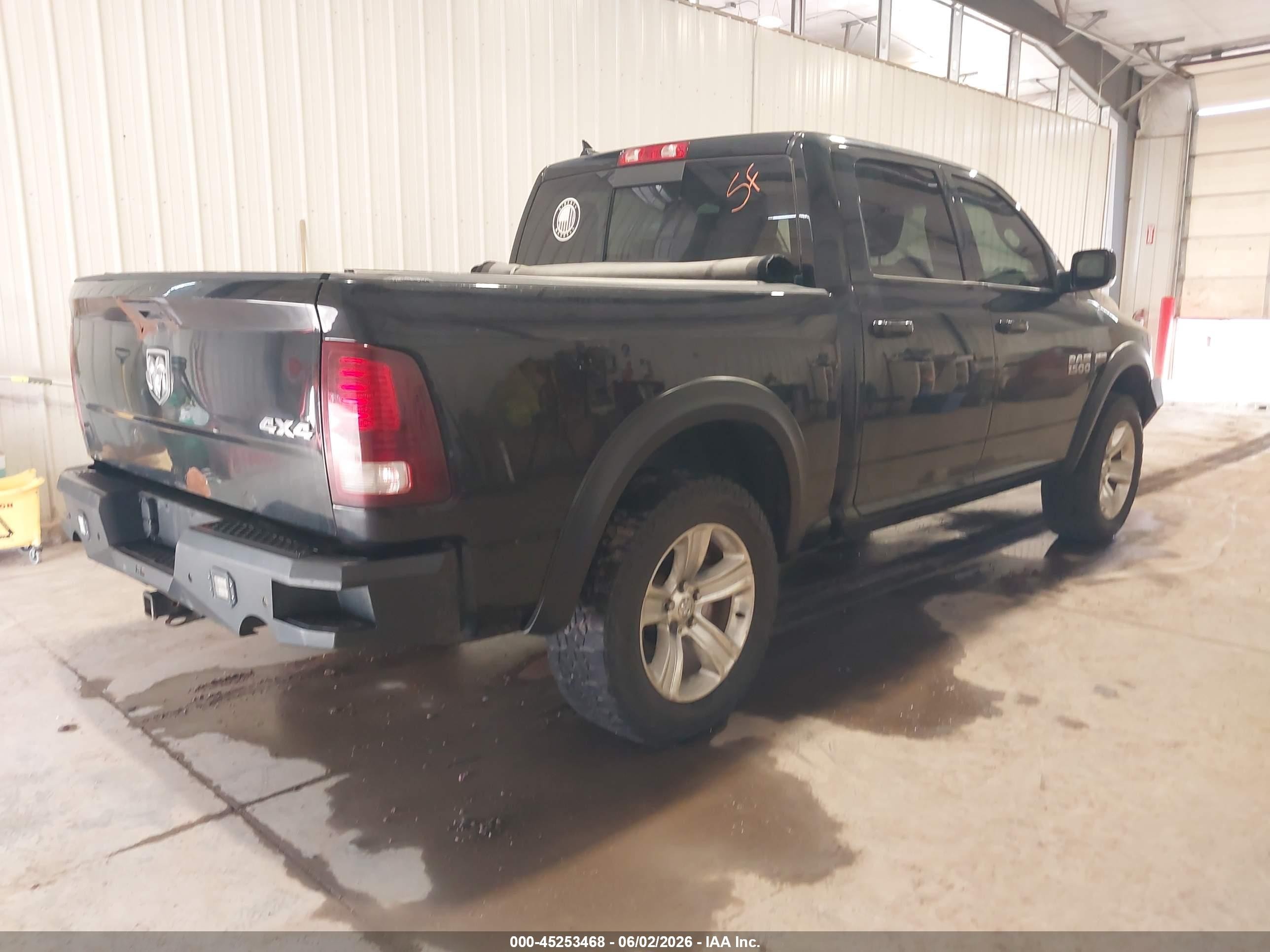 2013 Ram 1500 Sport Black vin: 1C6RR7MT8DS514092