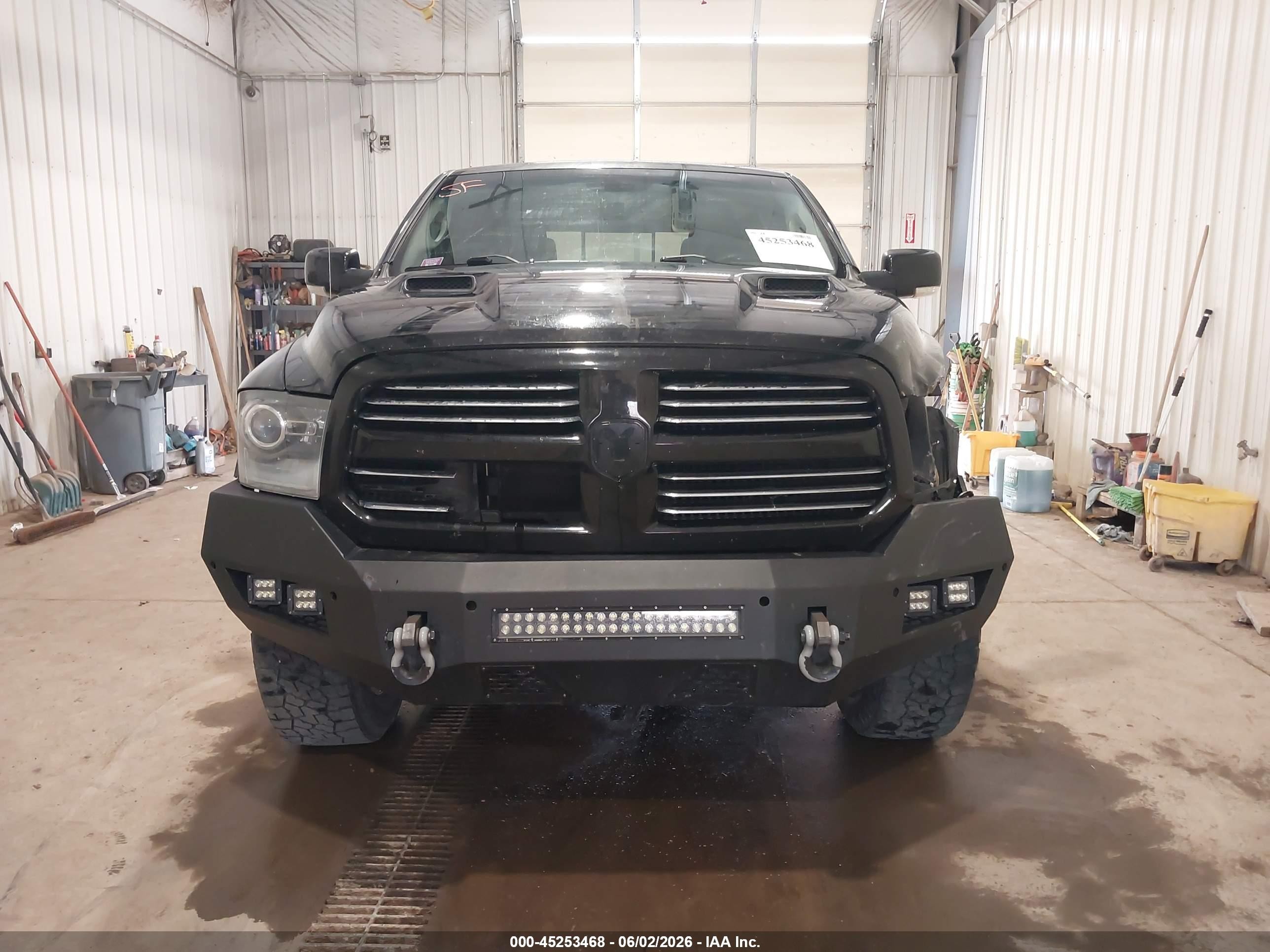 2013 Ram 1500 Sport Black vin: 1C6RR7MT8DS514092