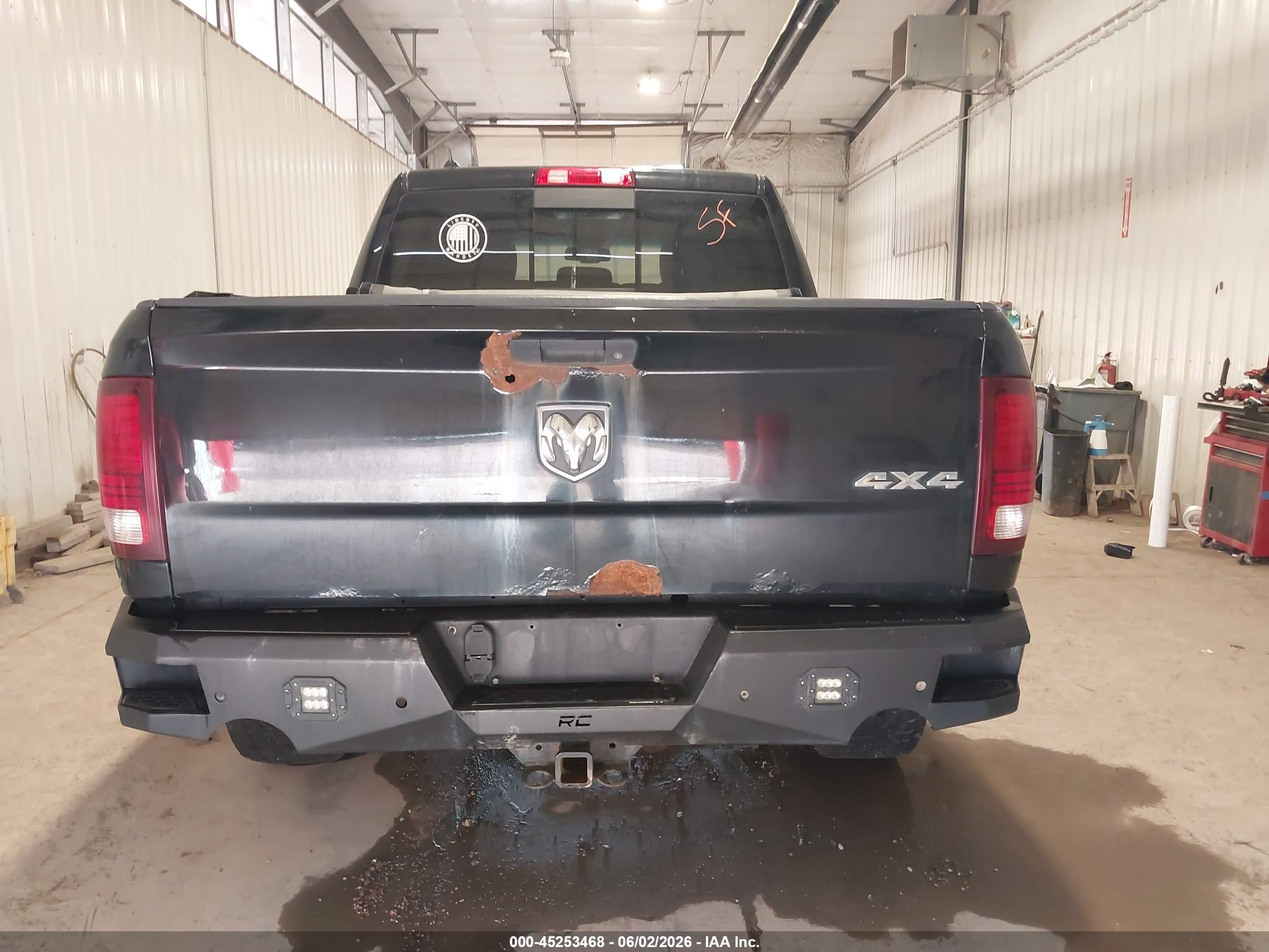 2013 Ram 1500 Sport Black vin: 1C6RR7MT8DS514092