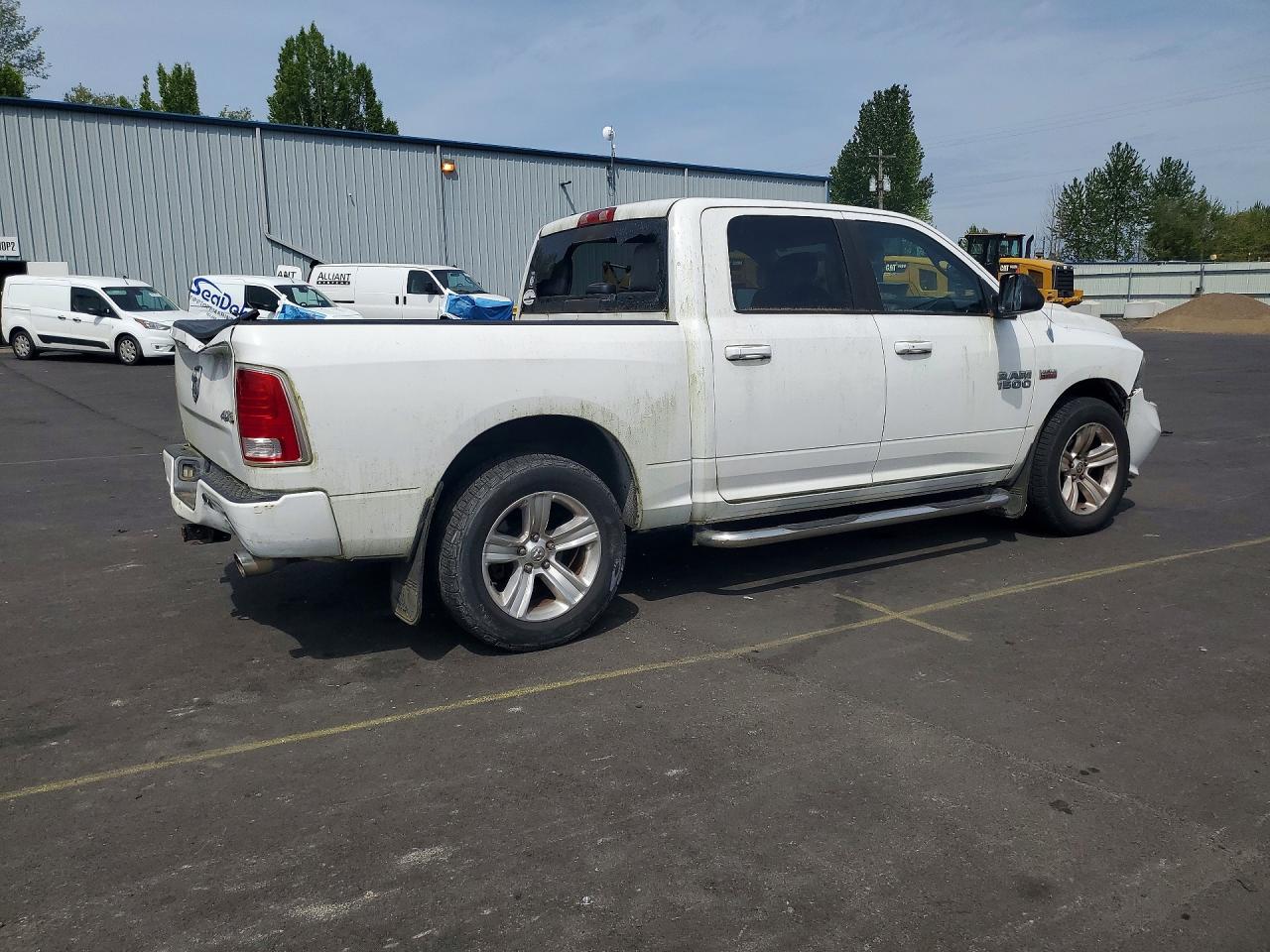 2013 Ram 1500 Sport White vin: 1C6RR7MT8DS569948