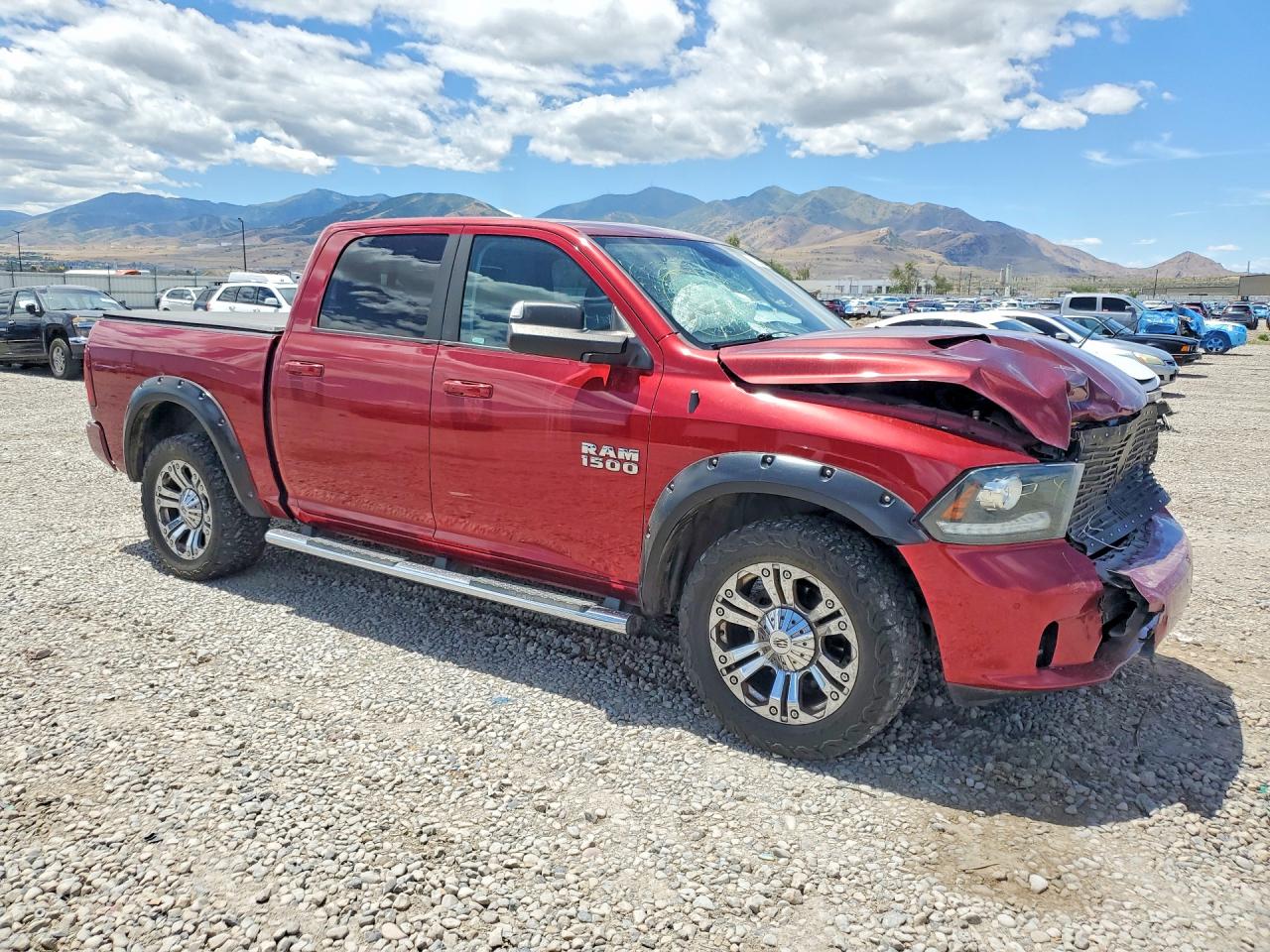 2014 Ram 1500 Sport Red vin: 1C6RR7MT8ES348027