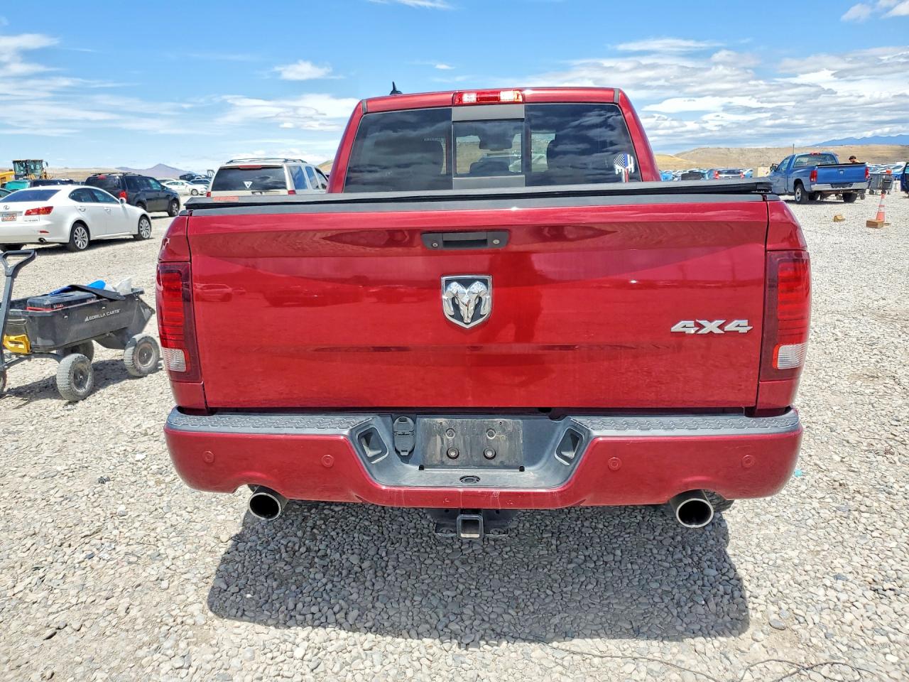 2014 Ram 1500 Sport Red vin: 1C6RR7MT8ES348027