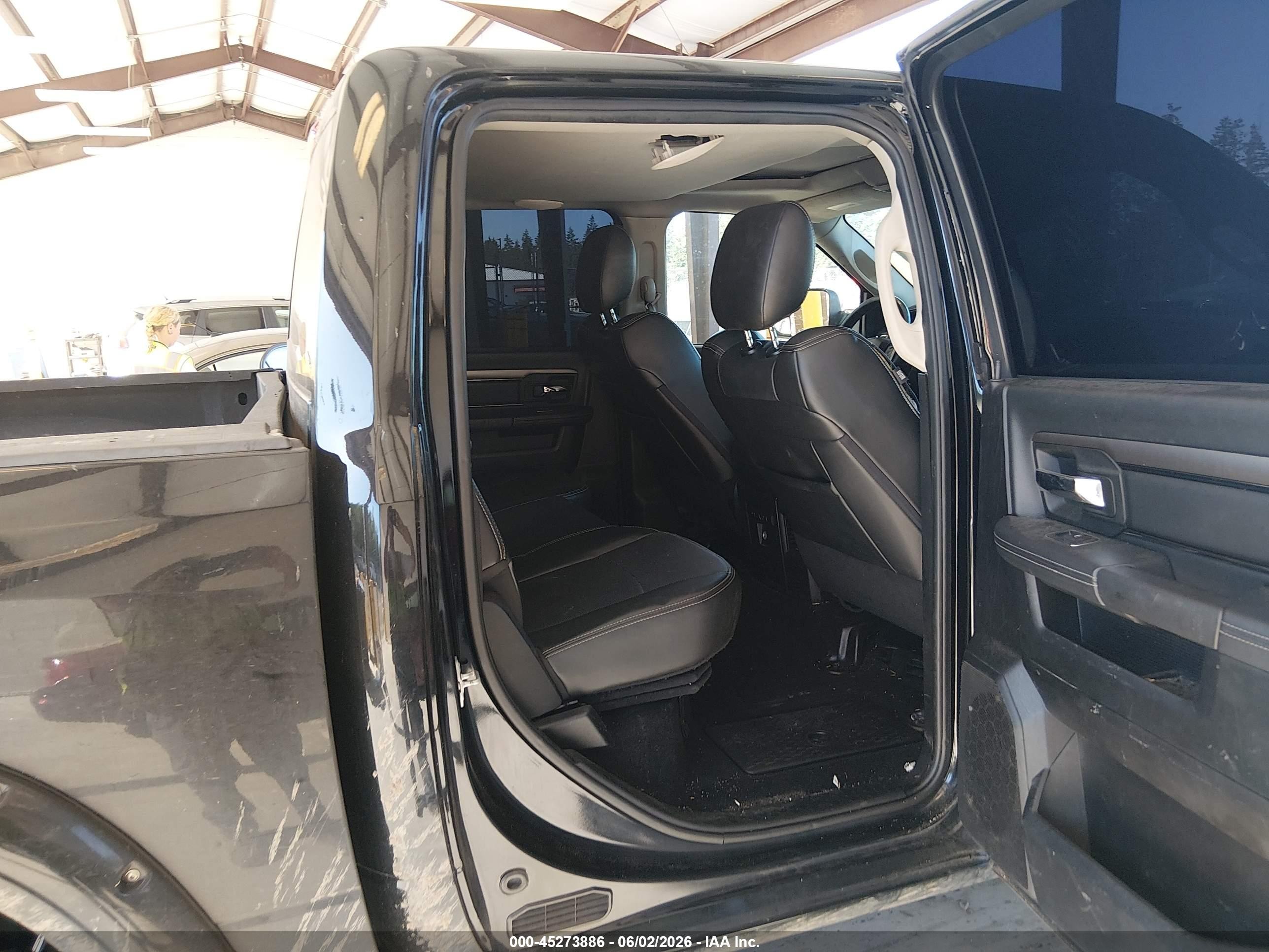2014 Ram 1500 Sport Black vin: 1C6RR7MT8ES417816