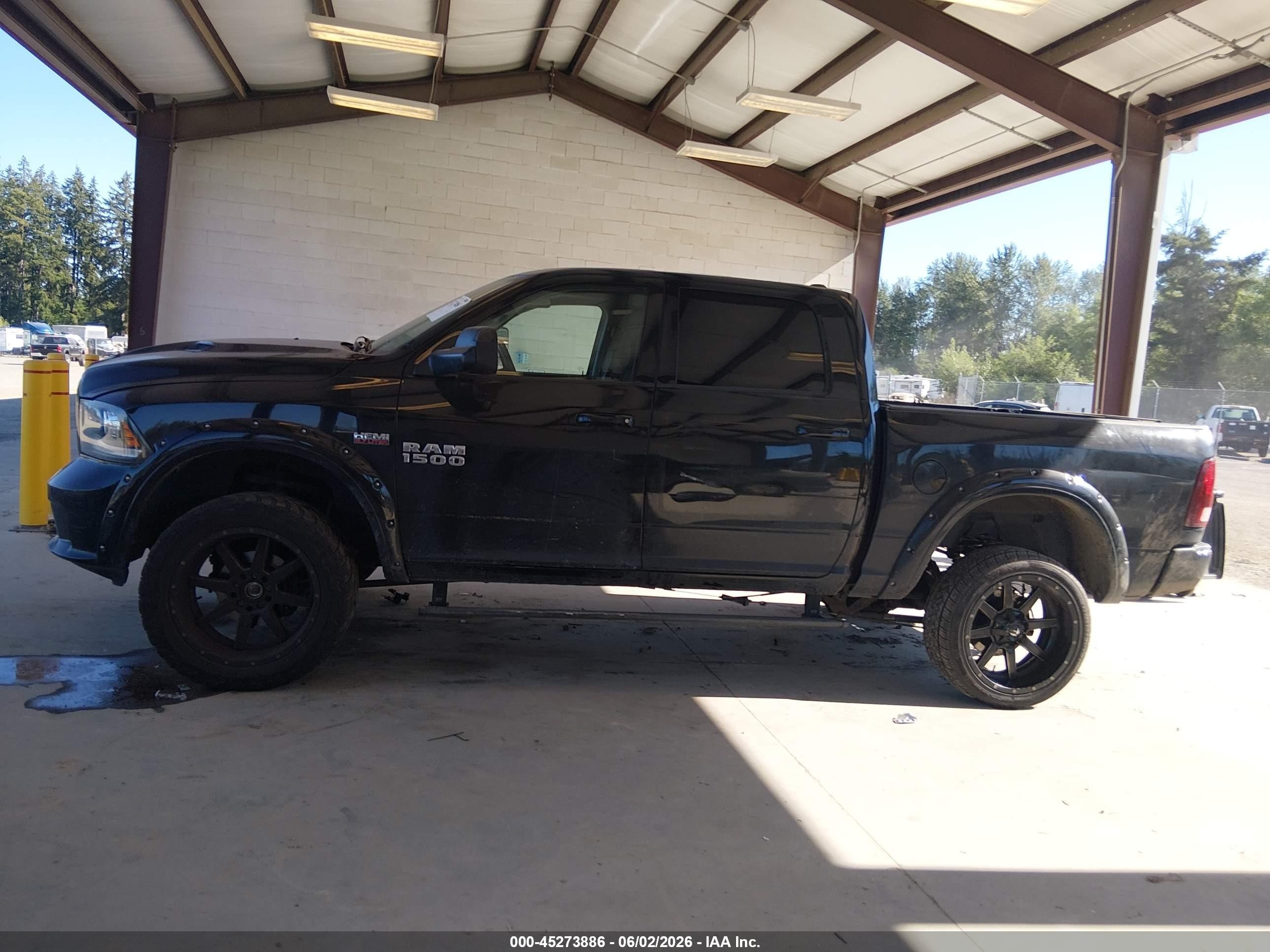 2014 Ram 1500 Sport Black vin: 1C6RR7MT8ES417816