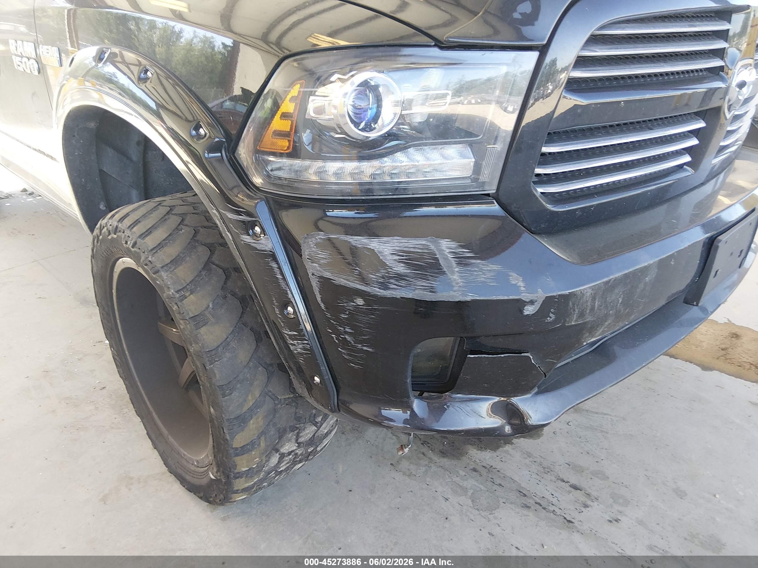 2014 Ram 1500 Sport Black vin: 1C6RR7MT8ES417816