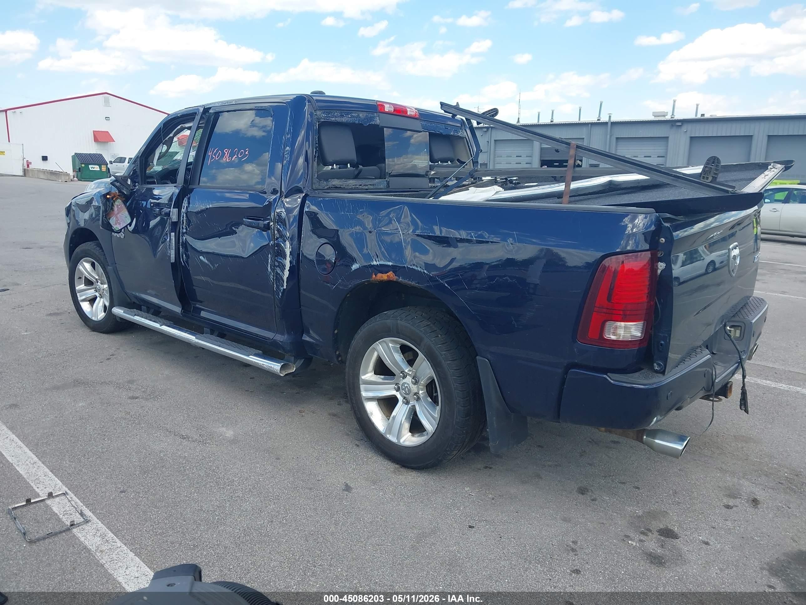 2015 Ram 1500 Sport Blue vin: 1C6RR7MT8FS534023
