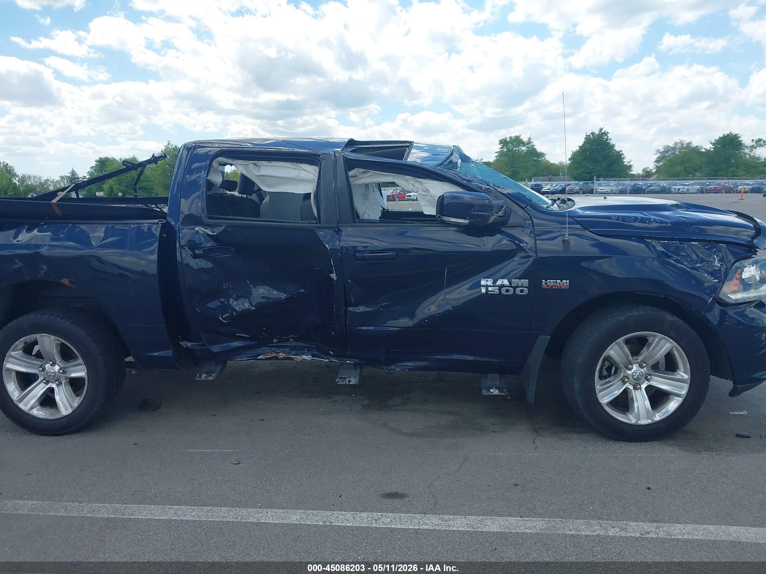2015 Ram 1500 Sport Blue vin: 1C6RR7MT8FS534023