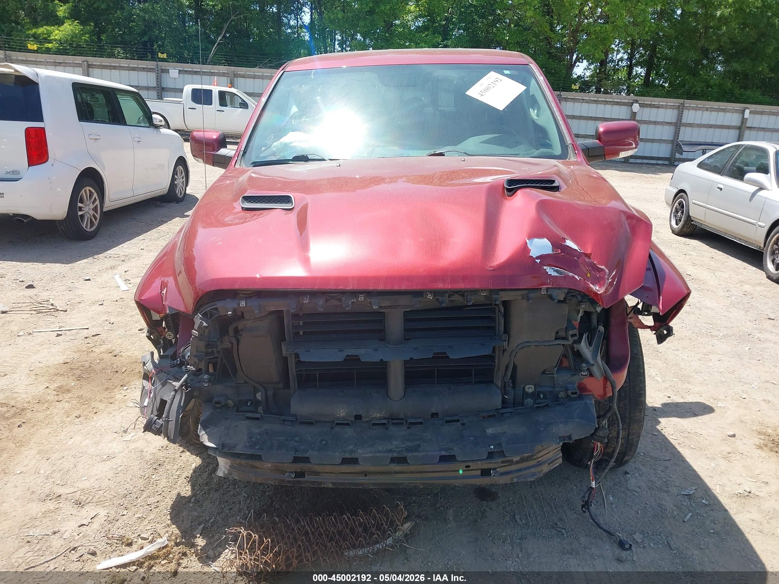 2015 Ram 1500 Sport Maroon vin: 1C6RR7MT8FS598384